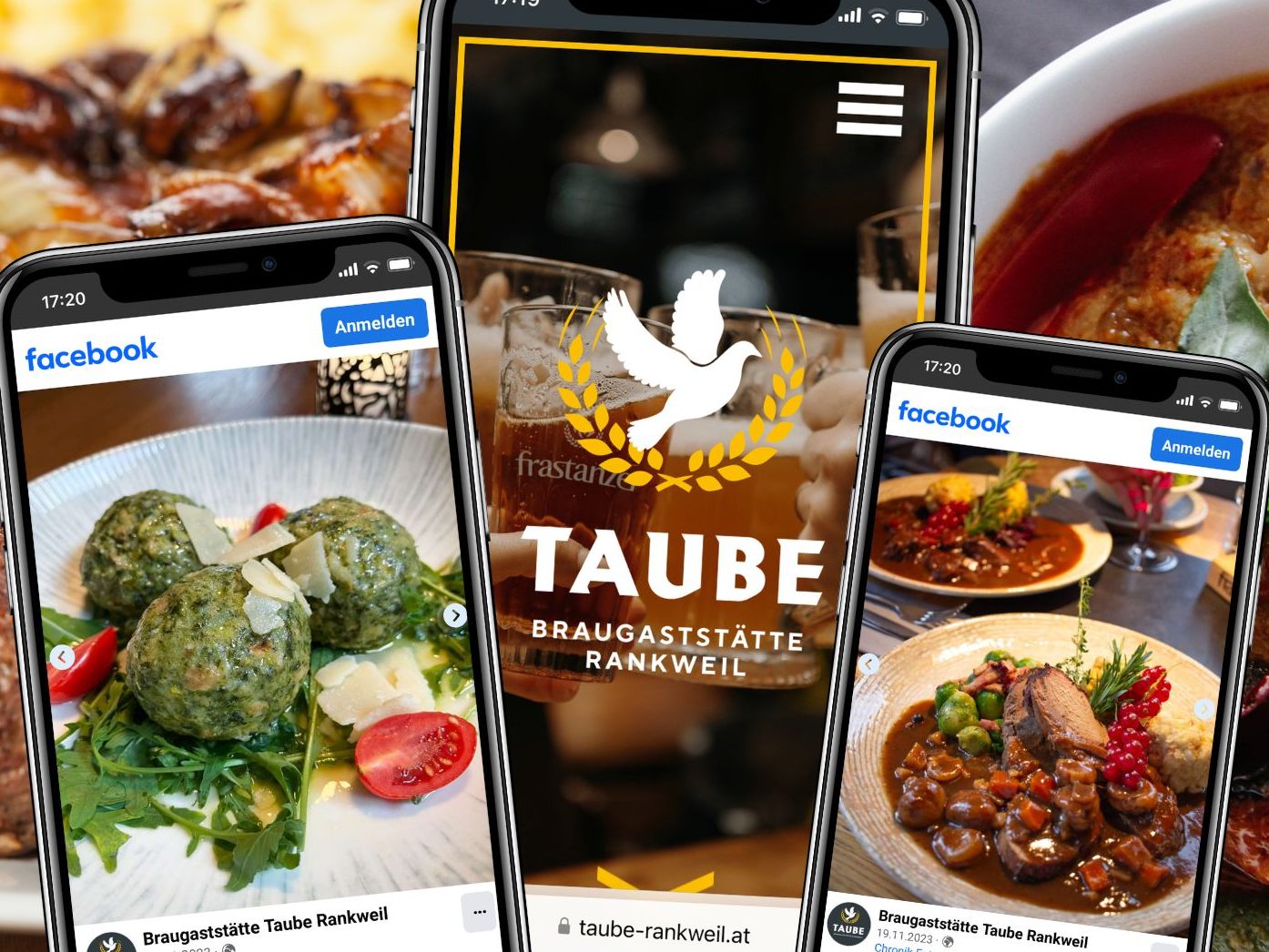 Im Gasthaus Taube kommen sowohl traditionelle österreichische als auch international inspirierte Gerichte auf die Teller. Im Gasthaus Taube kommen sowohl traditionelle österreichische als auch international inspirierte Gerichte auf die Teller.