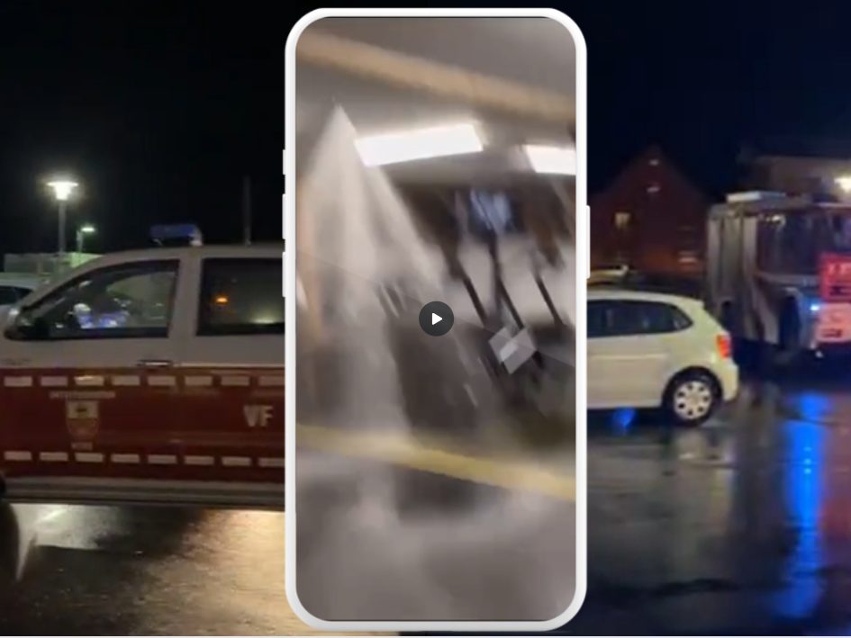 Kurioser Vorfall im FtiInn Bürs. Kurioser Vorfall im FtiInn Bürs.