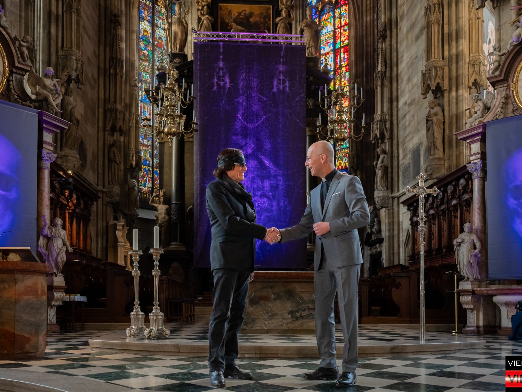 13022024 PK und Presseführung Ausstellung Kunstprojekt von Gottfried Helnwein in der Fastenzeit