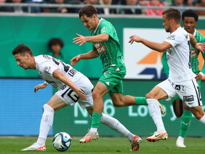 Im letzten Spiel zwischen Rapid Wien und Sturm Graz gab es ein 1:1.