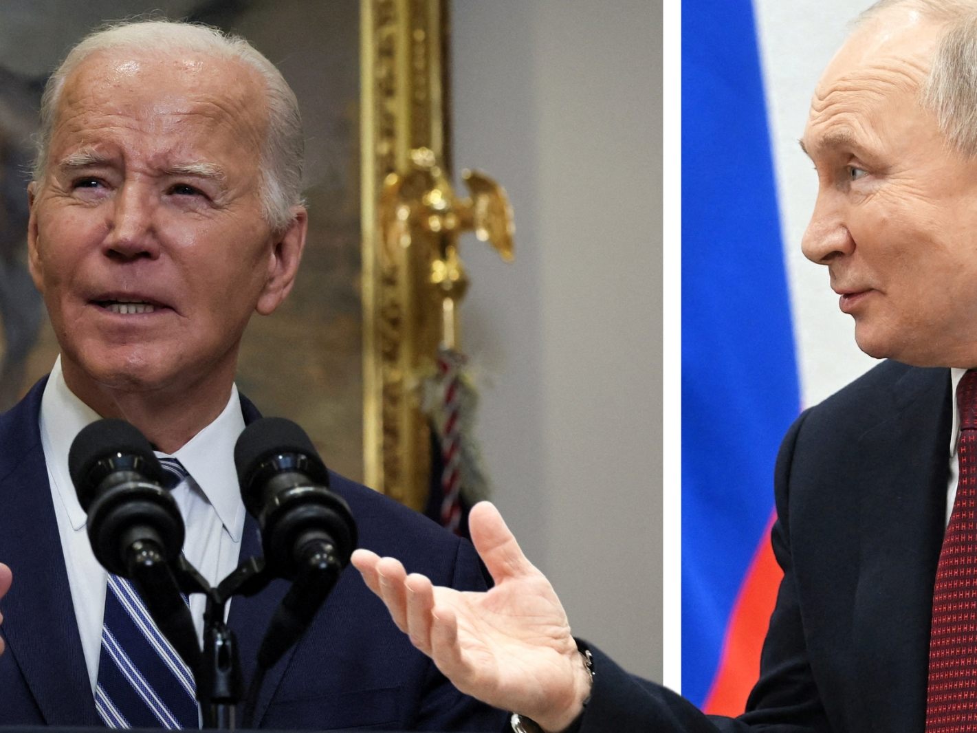 Biden nennt Putin einen "durchgeknallten Mistkerl".