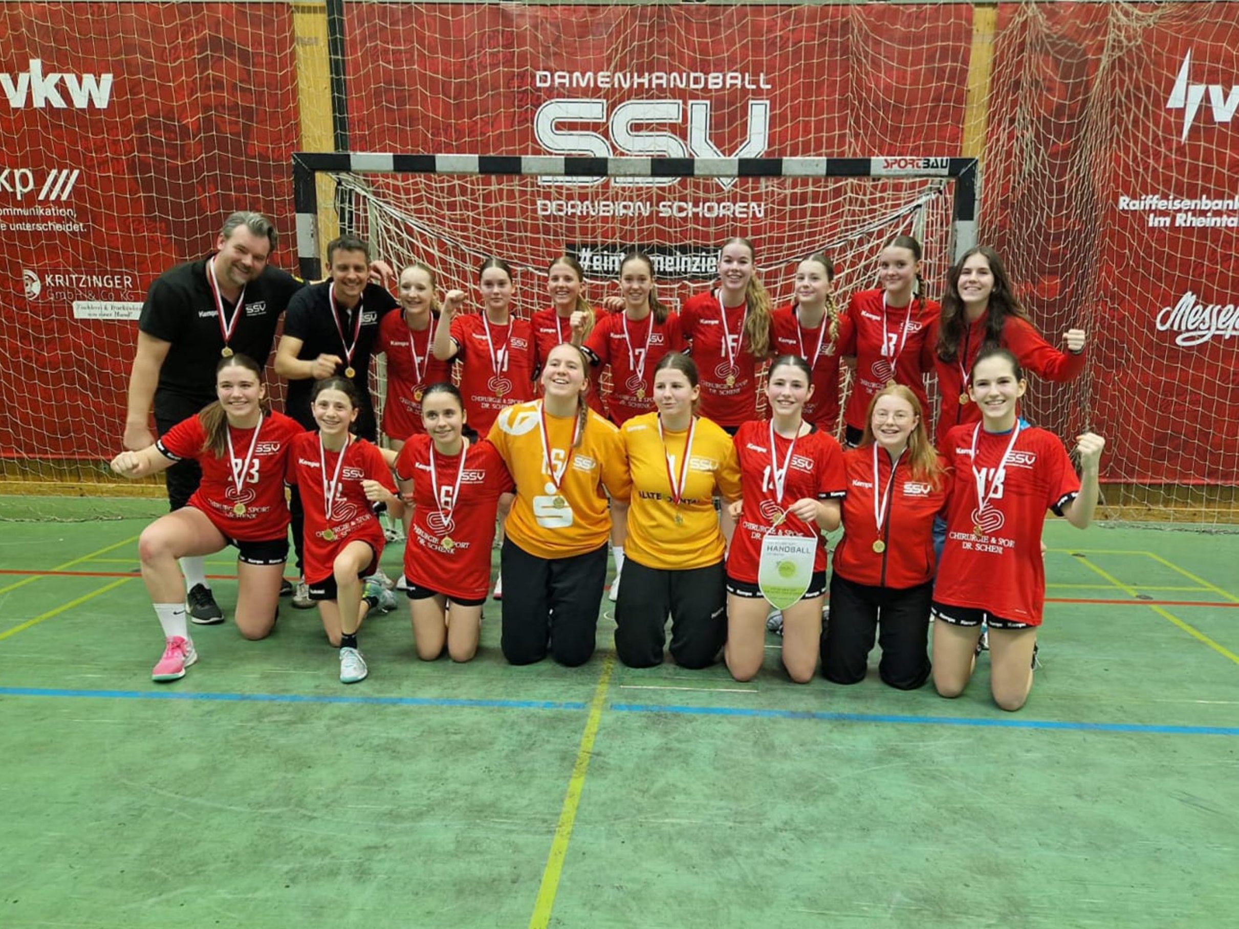 Die  Vorarlberger U15-Landesmeister des SSV Dornbirn-Schoren Die  Vorarlberger U15-Landesmeister des SSV Dornbirn-Schoren