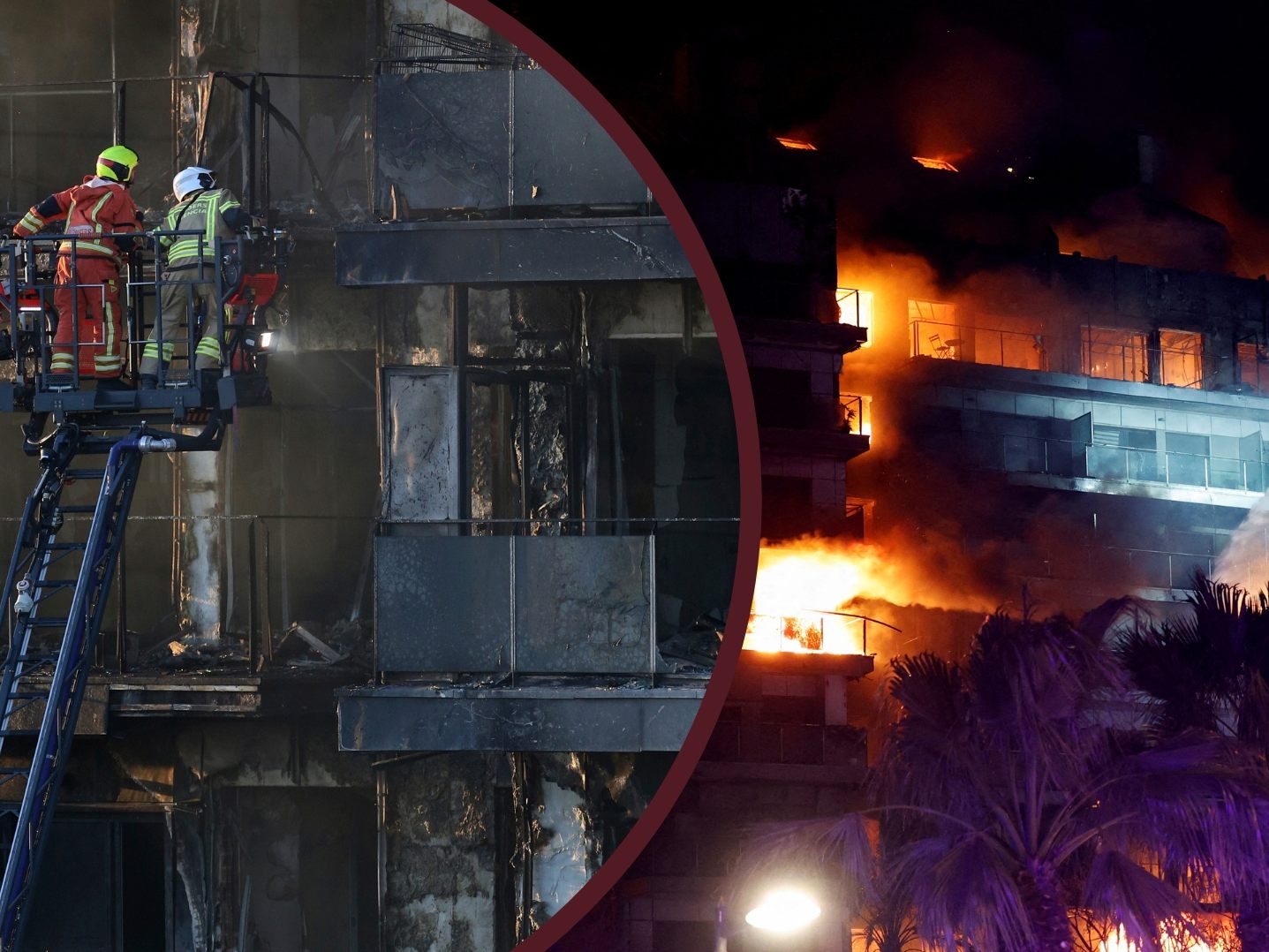 Mindestens vier Tote nach Feuer-Inferno in Valencia. Mindestens vier Tote nach Feuer-Inferno in Valencia.