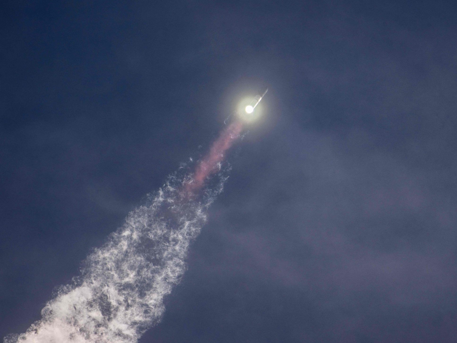 Das Raketensystem "Starship" konnte auch den dritten Test nicht abschließen.