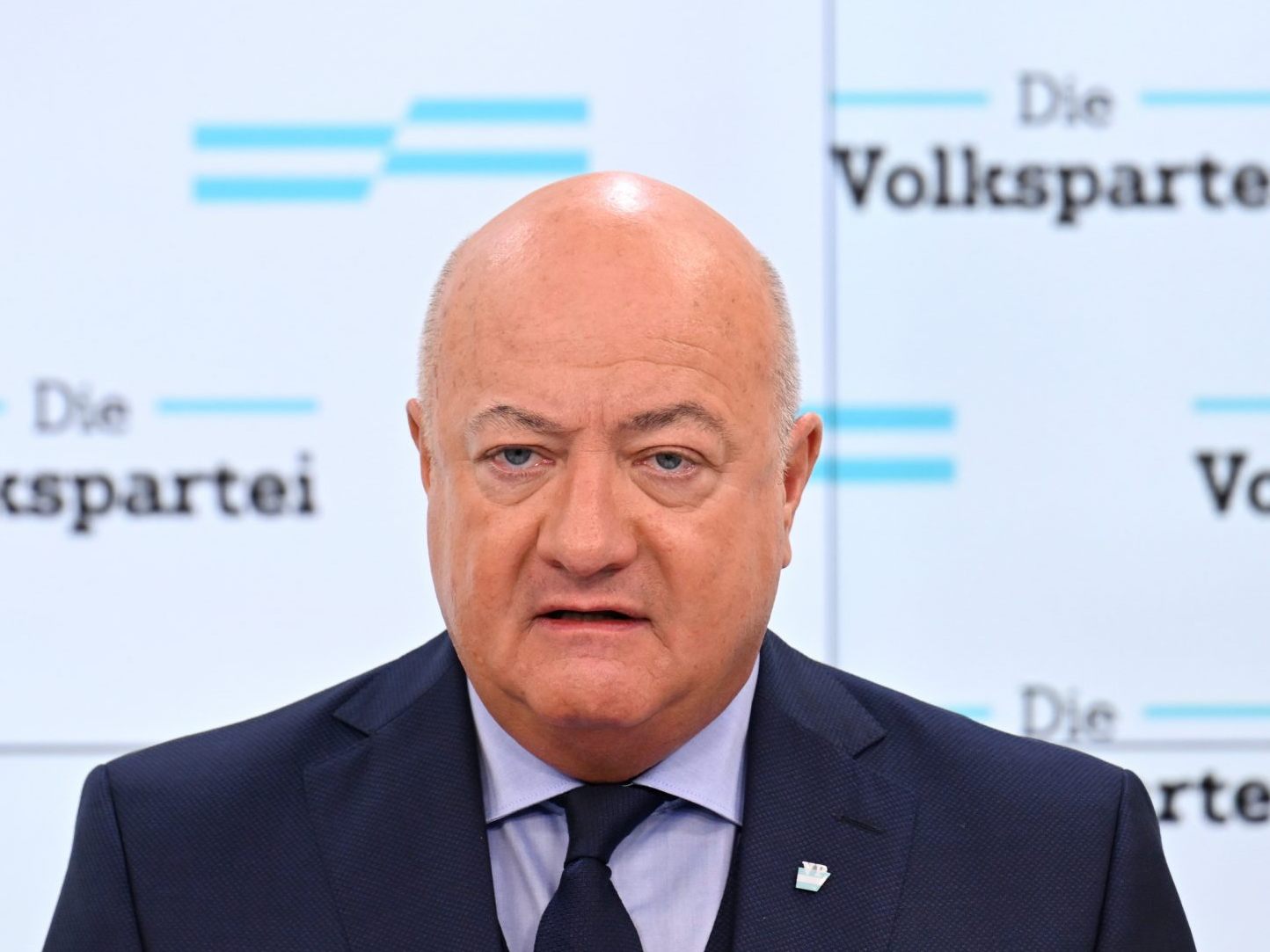 Stocker stellte die neue ÖVP-Kampagne vor. Stocker stellte die neue ÖVP-Kampagne vor.