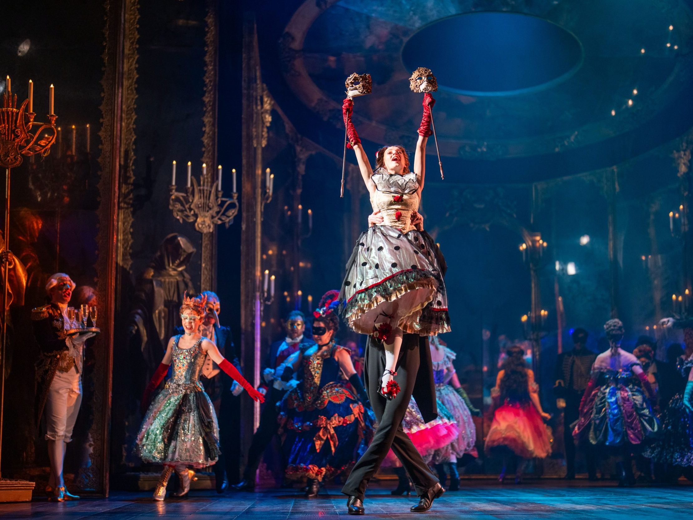 Bild von einer Foto- und Medienprobe zu "Das Phantom der Oper" am Montag in Wien. Bild von einer Foto- und Medienprobe zu "Das Phantom der Oper" am Montag in Wien.