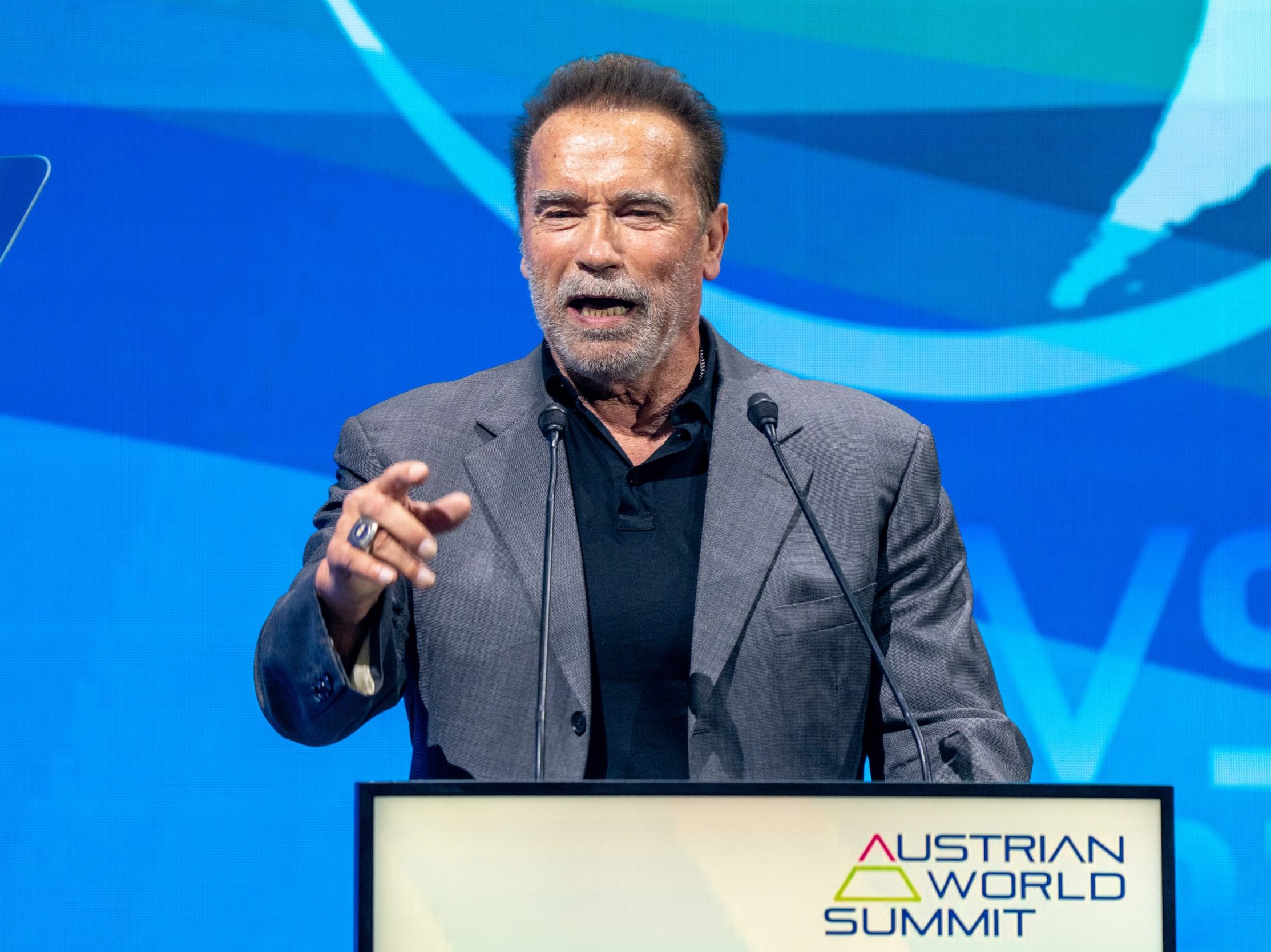 Schwarzeneggers achter "Austrian World Summit" findet im Juni in Wien statt. Schwarzeneggers achter "Austrian World Summit" findet im Juni in Wien statt.