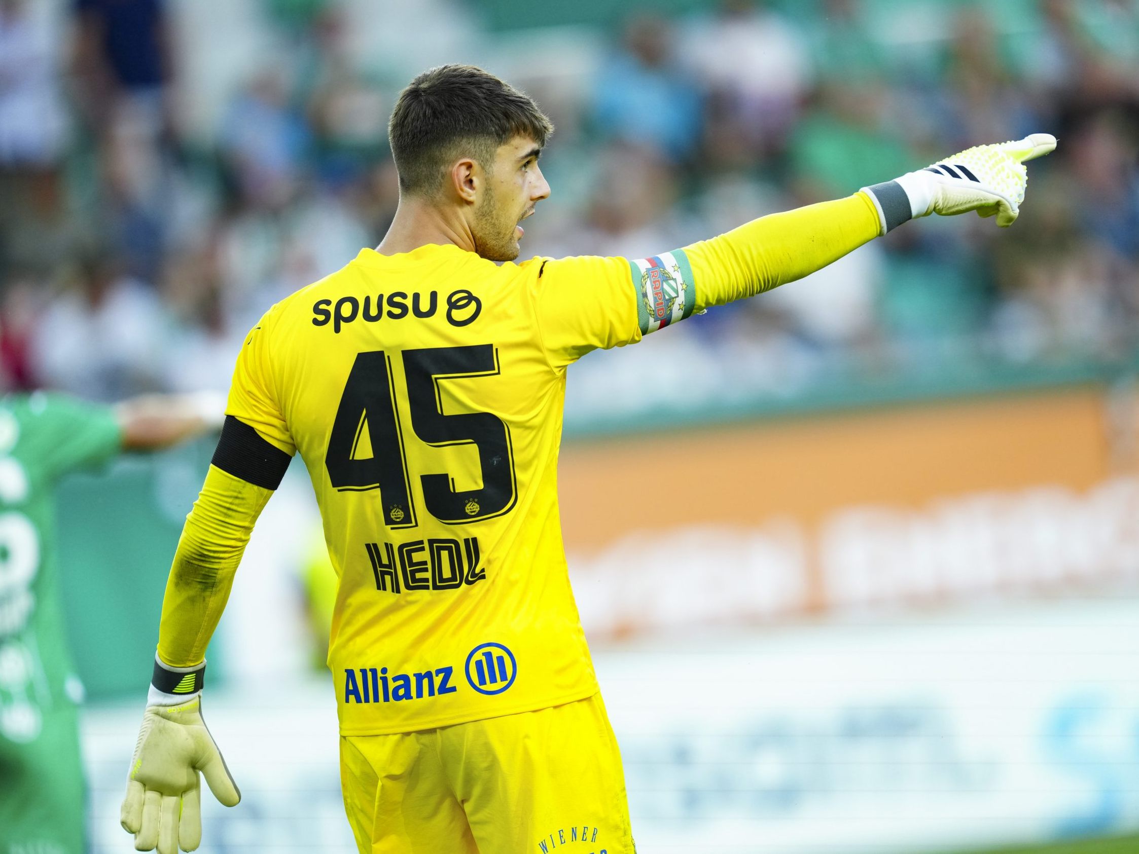 Rapid-Goalie Hedl ist gegen Austria Klagenfurt spielberechtigt. Rapid-Goalie Hedl ist gegen Austria Klagenfurt spielberechtigt.