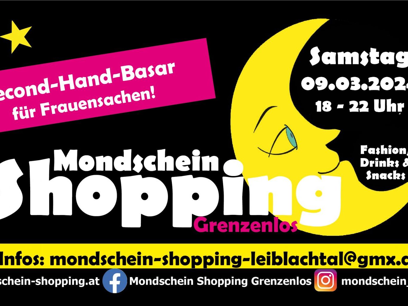 Mondschein Shopping am 9.3.2024