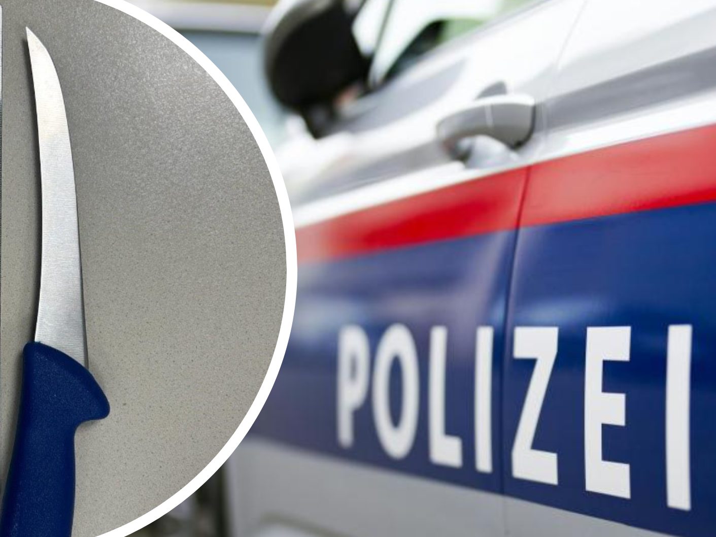 Der 40-Jährige wurde von einem Räuber mit einem Messer verletzt. Der 40-Jährige wurde von einem Räuber mit einem Messer verletzt.