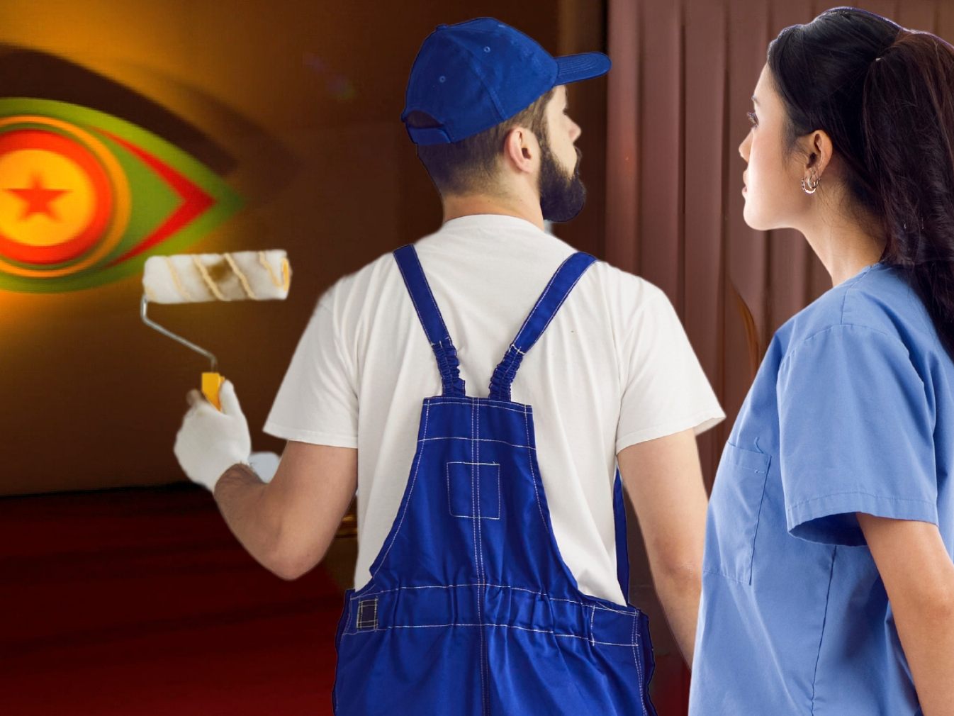Maler und Krankenschwester bei Big Brother
