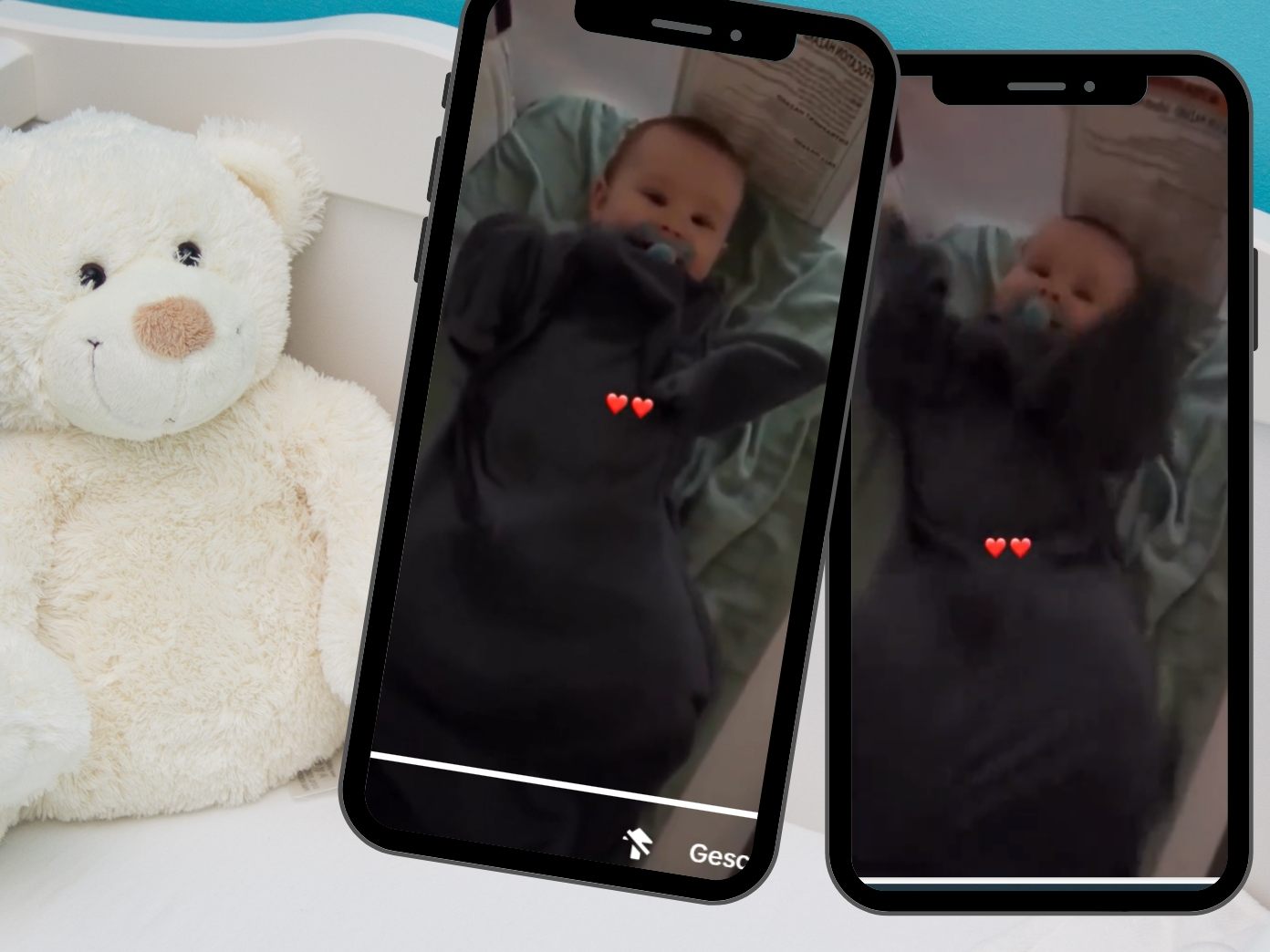 Pure Freude bei Baby