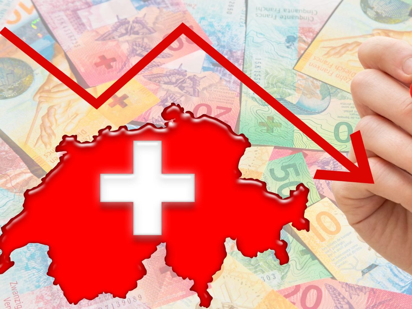 Die Schweizer Nationalbank hat den Leitzins gesenkt.