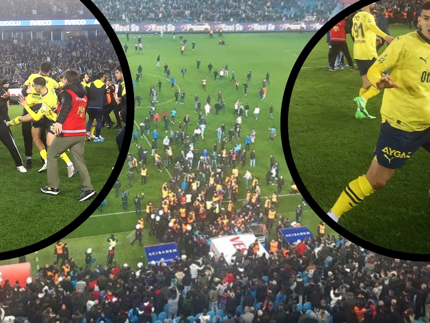 Riesen Prügelei zwischen Spieler und Fans Riesen Prügelei zwischen Spieler und Fans