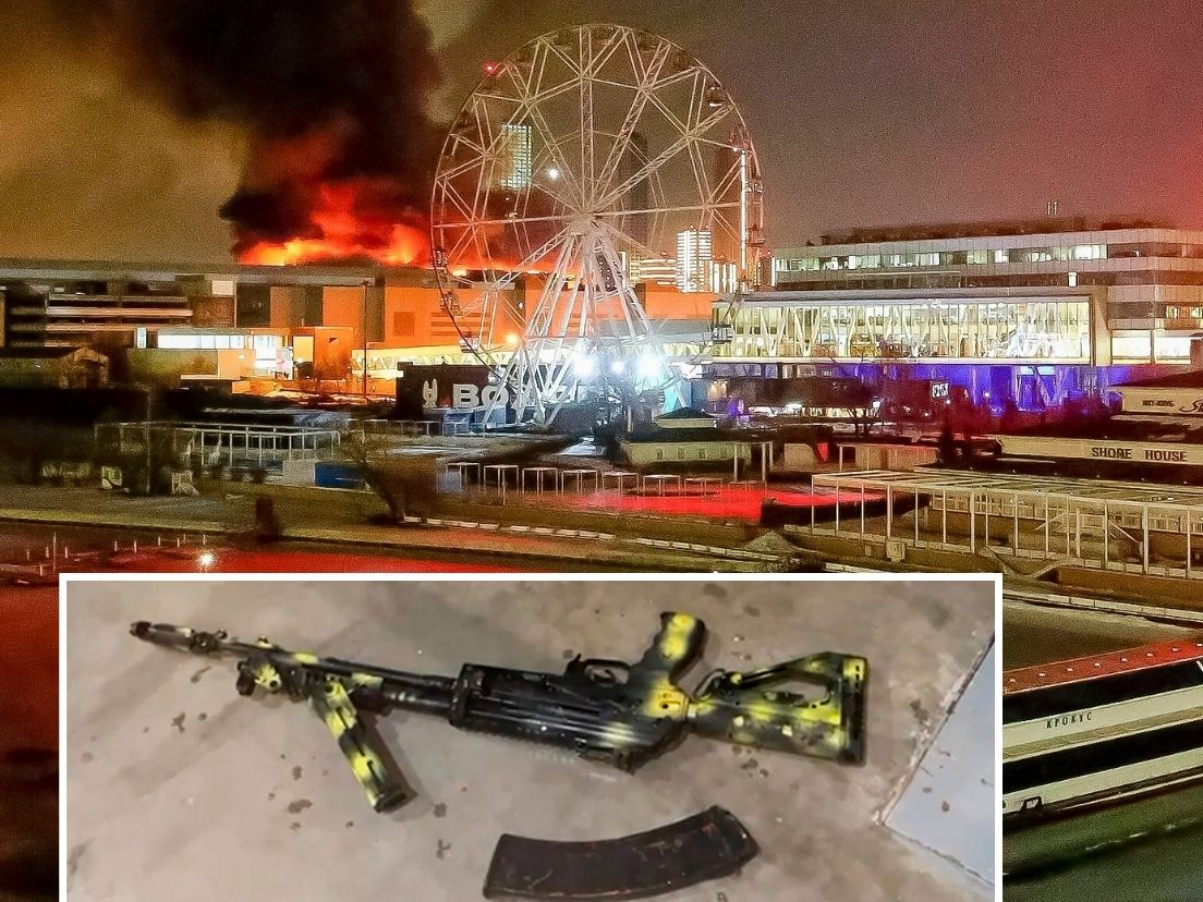 Terrormiliz Islamischer Staat hat sich zu dem Anschlag bei Moskau bekannt.