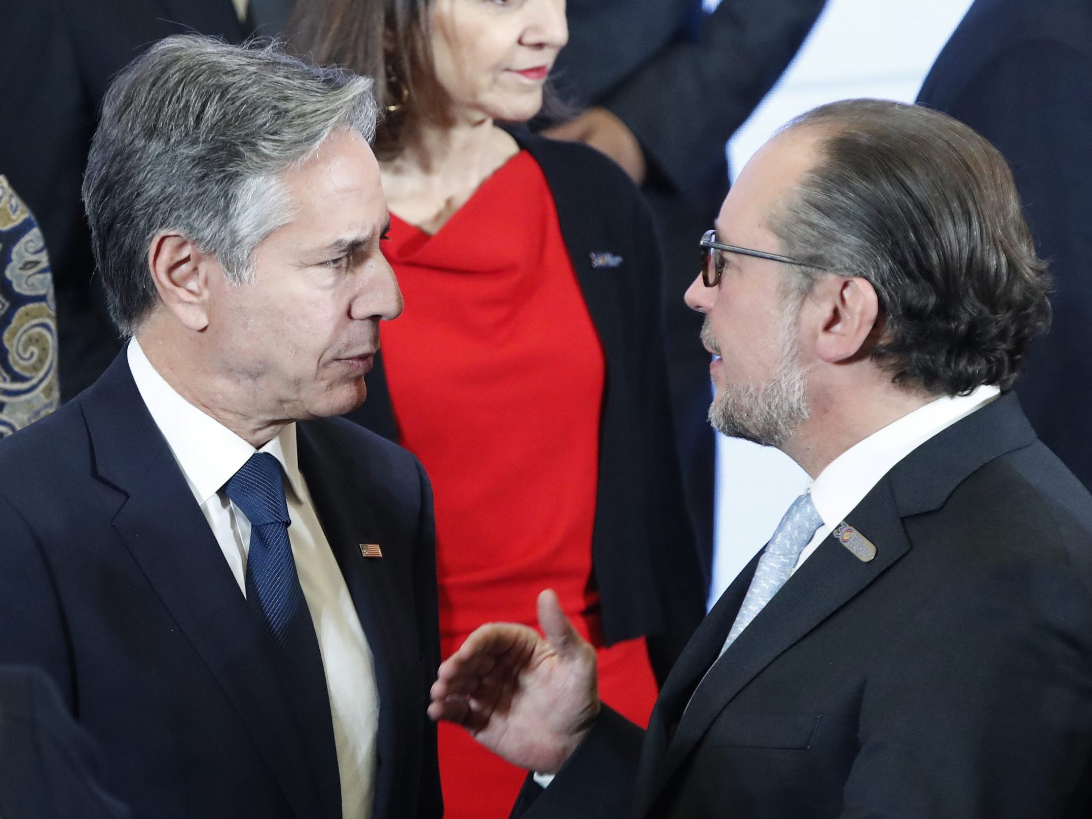 US-Außenminister Blinken trifft Schallenberg. US-Außenminister Blinken trifft Schallenberg.