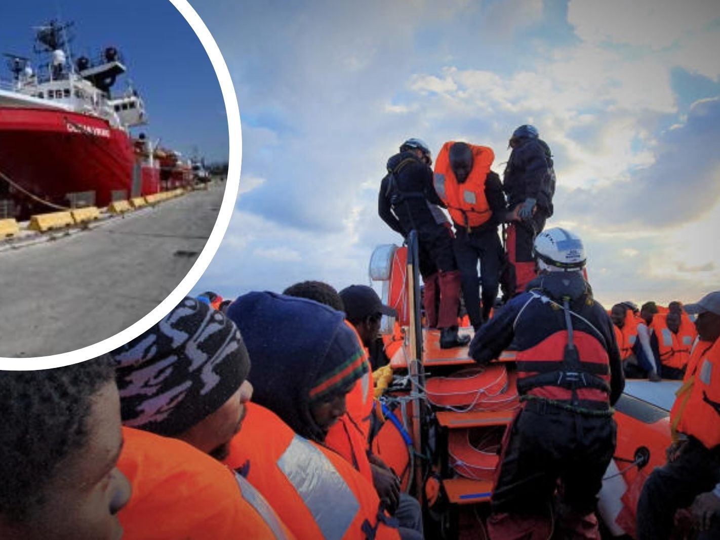 Rettungsschiff "Ocean Viking": Überlebende beklagen Tote (Symbolbild)