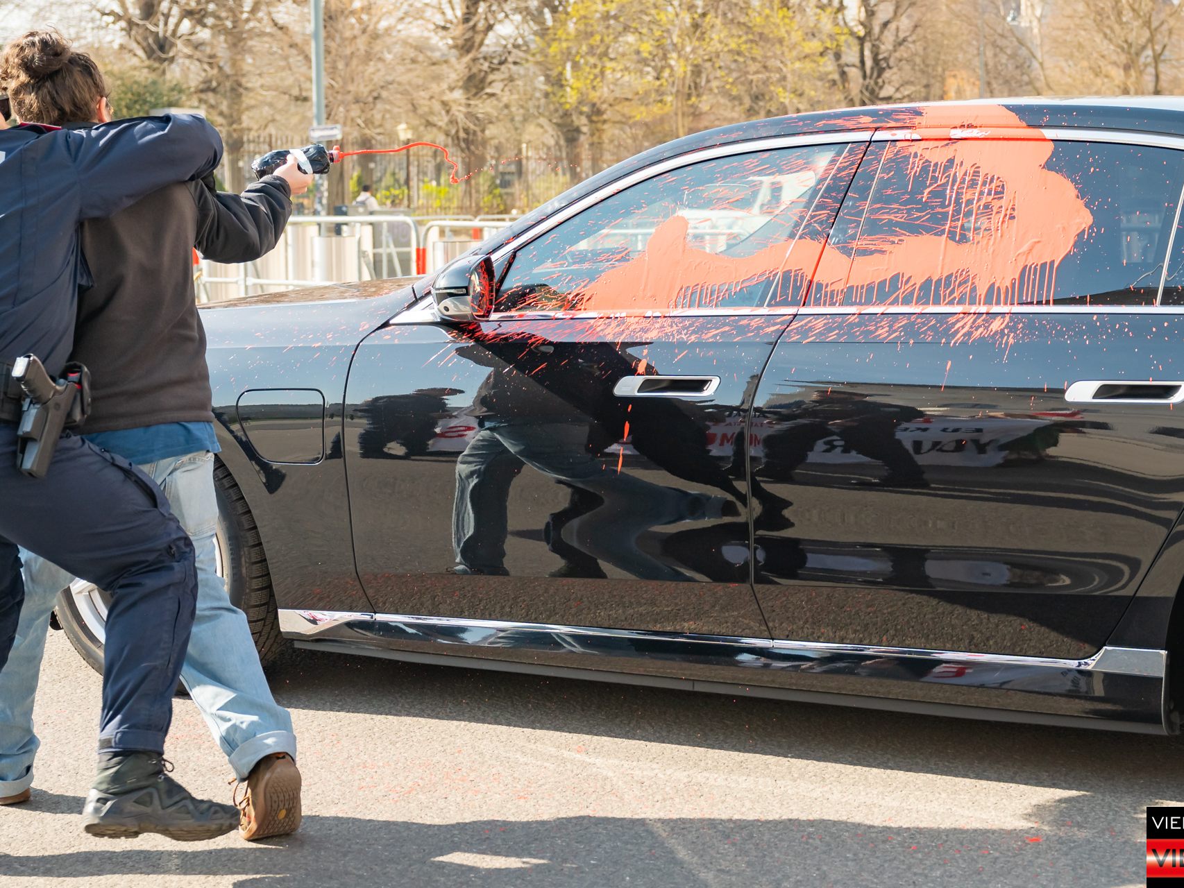 20032024 Protestaktion -Free Palästina- anlässlich des Arbeitsbesuchs von R. Metsola