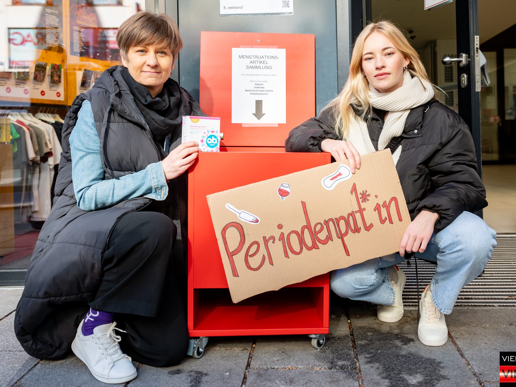 04032024 Medientermin Caritas der Erzdiözese Wien mit Valerie Huber Gegen Periodenarmut