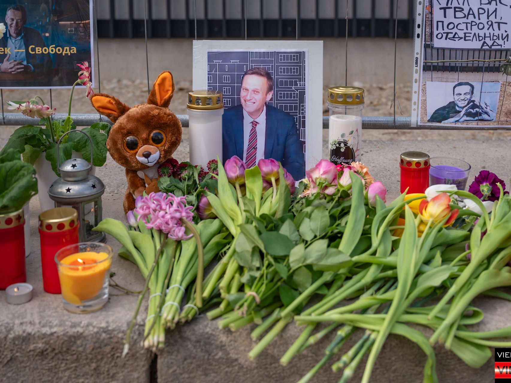 7032024 Protestaktion Russians Against War Vienna Zu Mittag gegen Putin