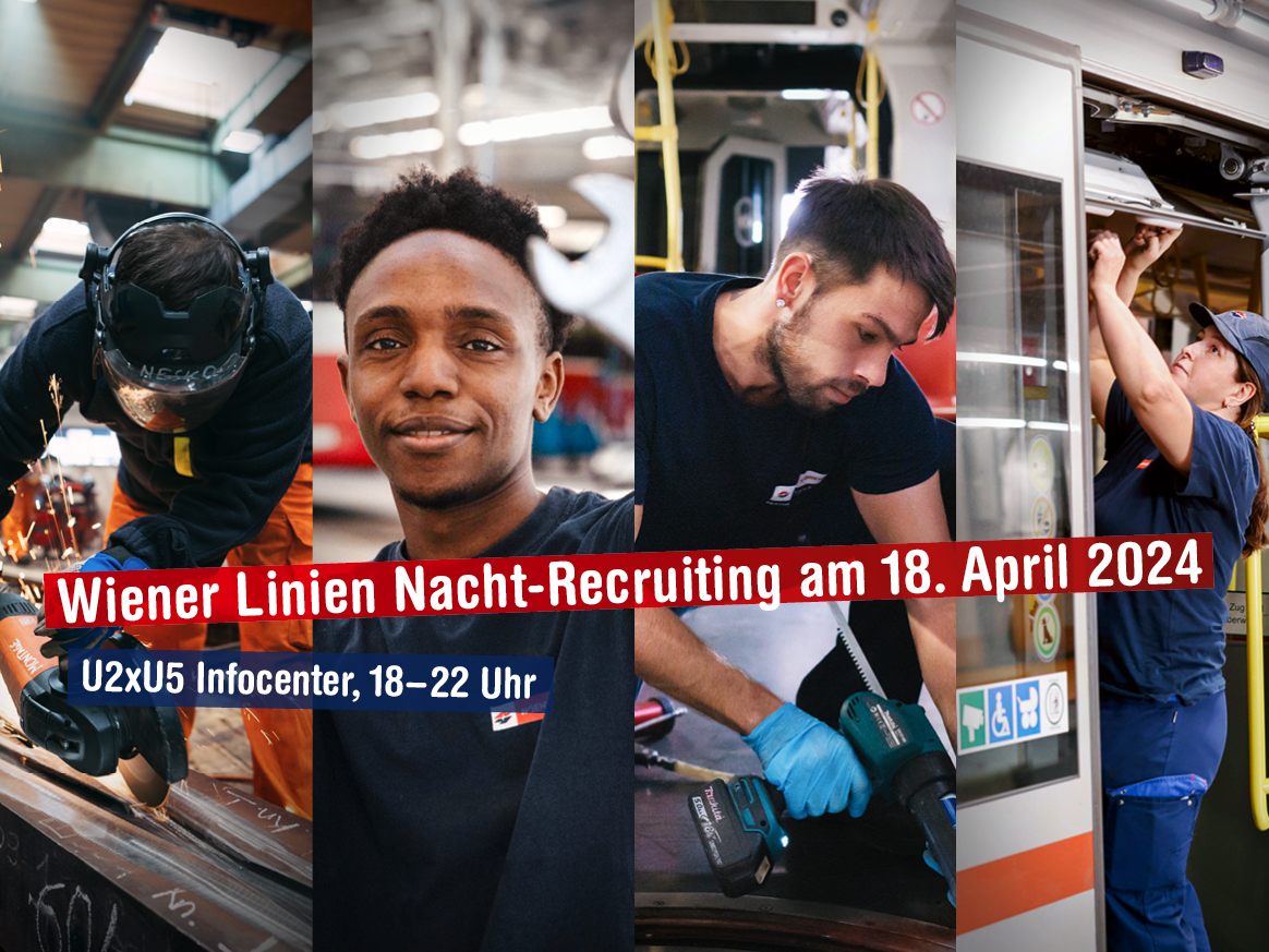 Die Wiener Linien laden zum ersten Nacht-Recruiting.