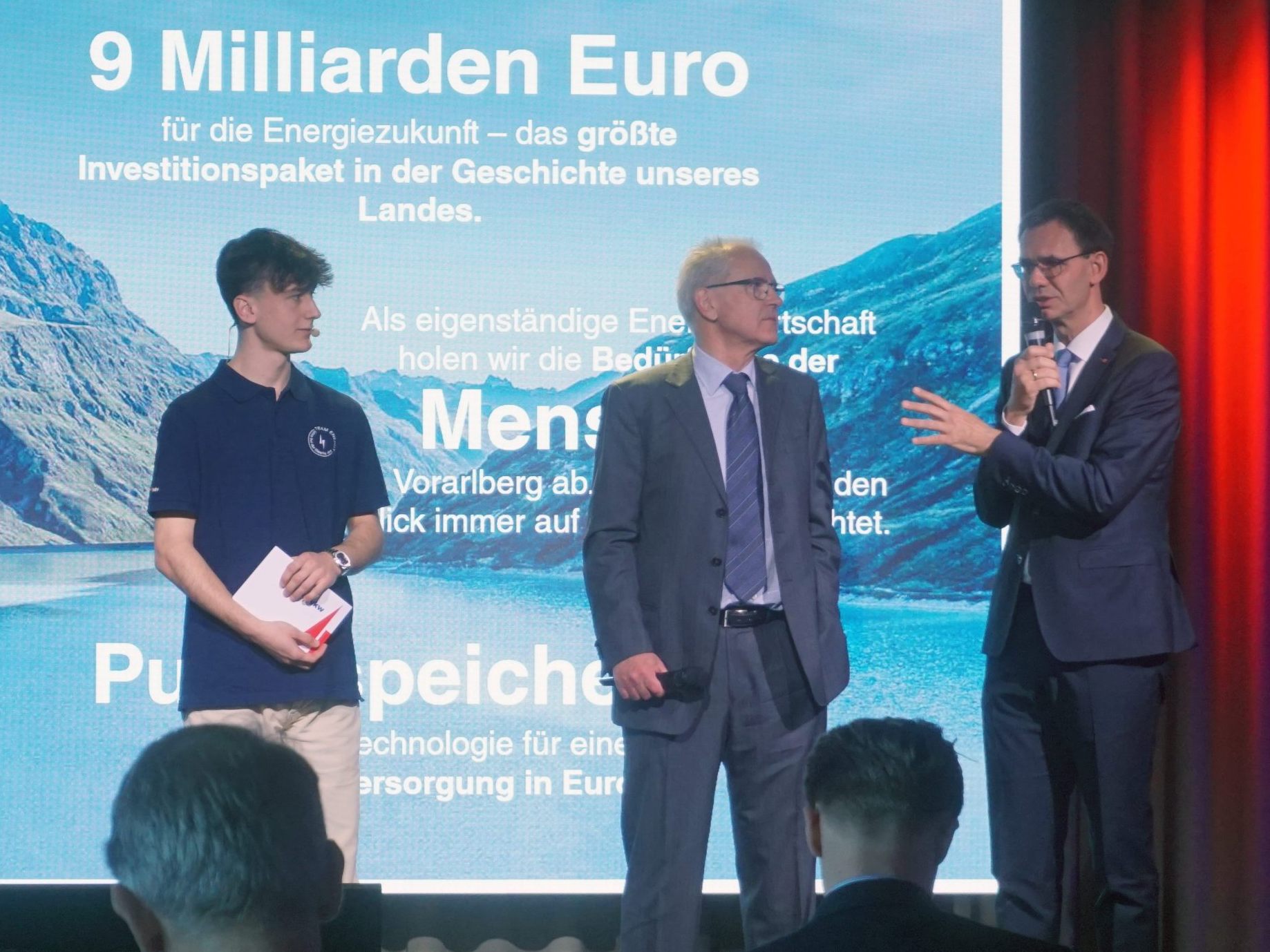 Landeshauptmann Wallner sprach vom "größten Investitionspaket, das Vorarlberg je gesehen hat".