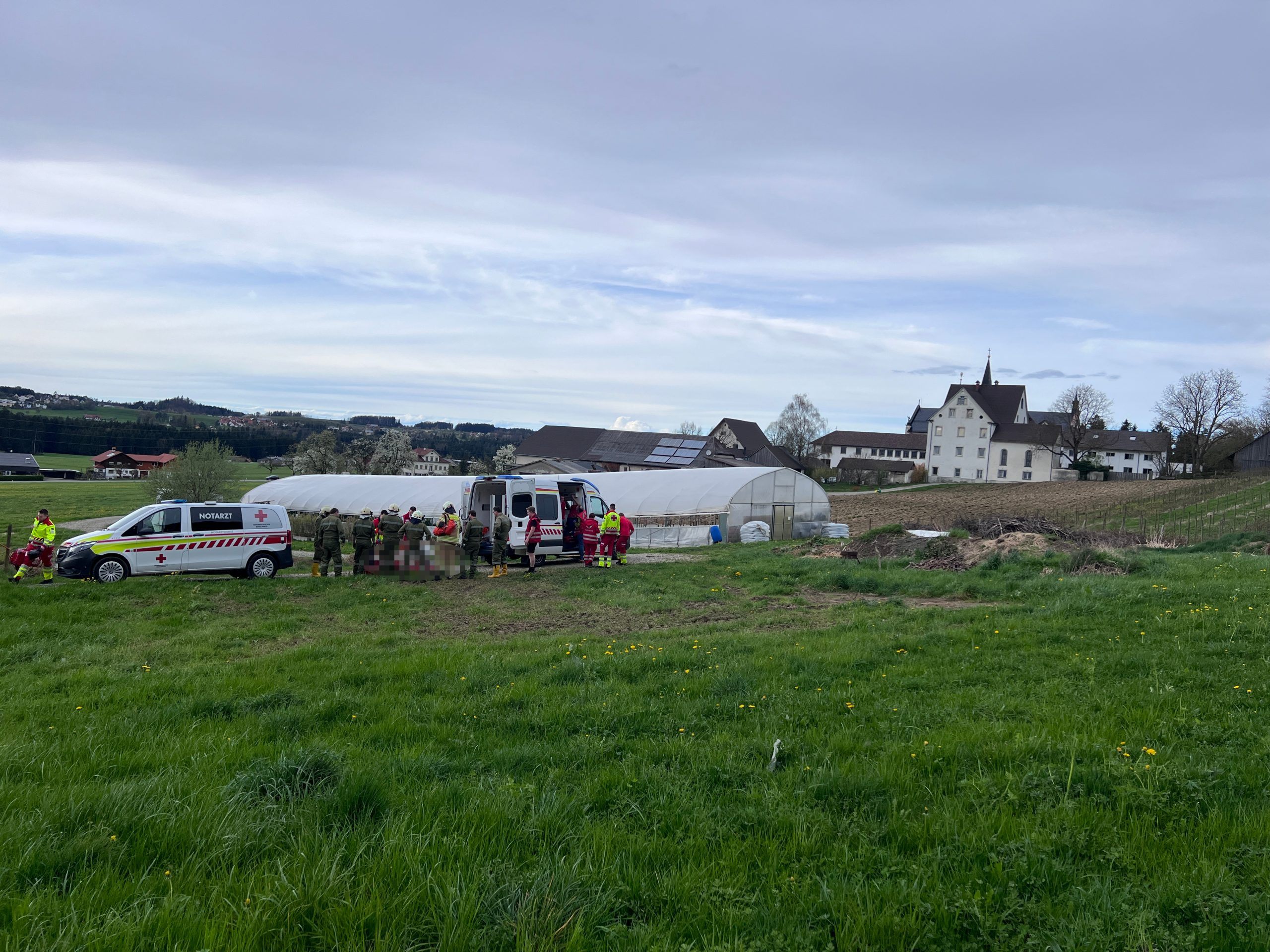 Unfall in Hohenweiler.