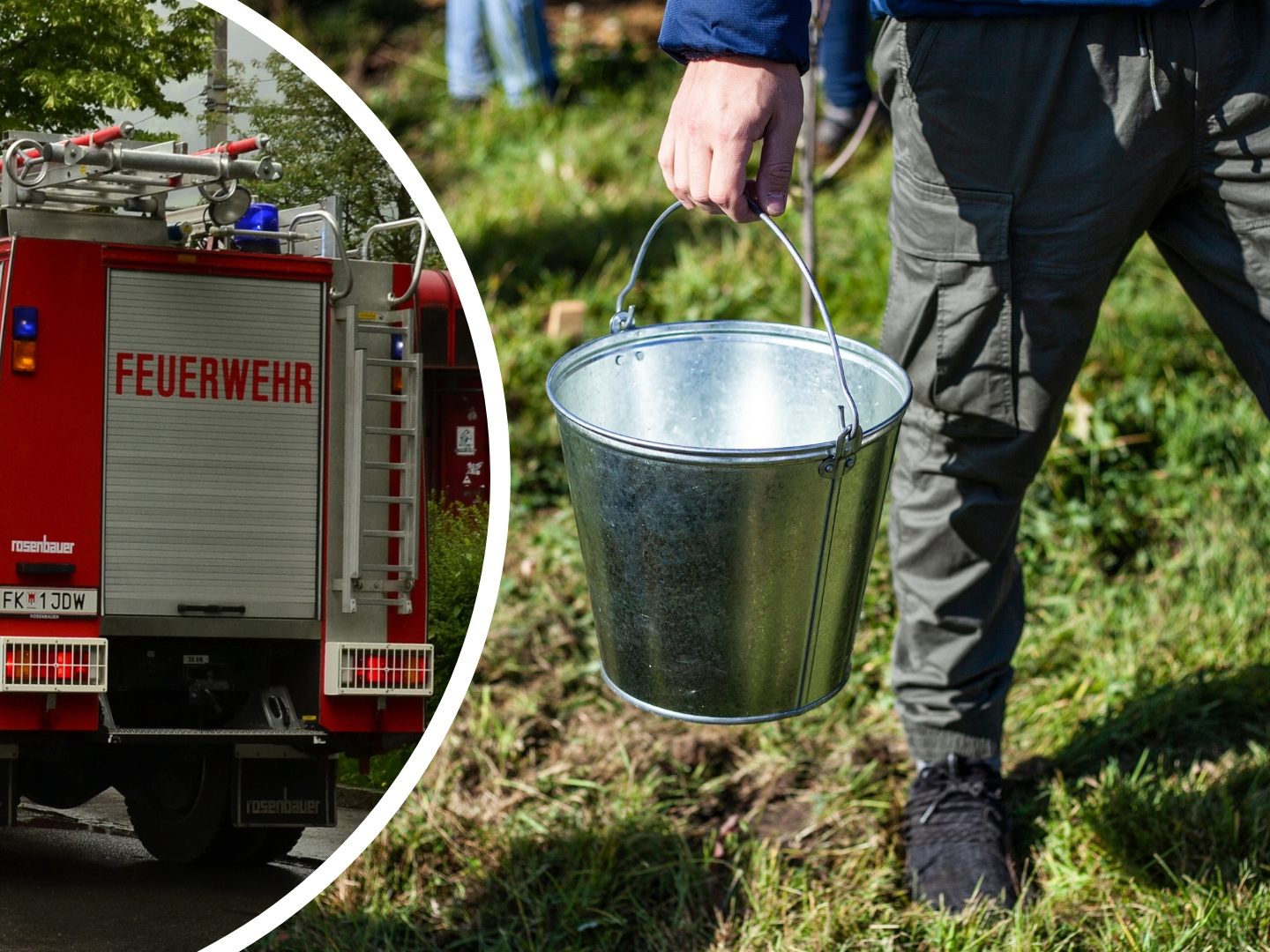 Die Feuerwehr Altach rückte mit 25 Mann aus. (Symbolbild)