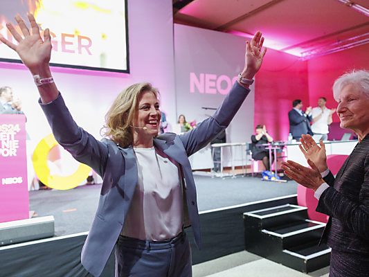 Hoher Zuspruch für Parteichefin Meinl-Reisinger Hoher Zuspruch für Parteichefin Meinl-Reisinger