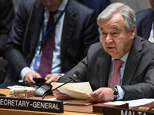 UNO-Generalsekretär António Guterres (Archivbild) UNO-Generalsekretär António Guterres (Archivbild)