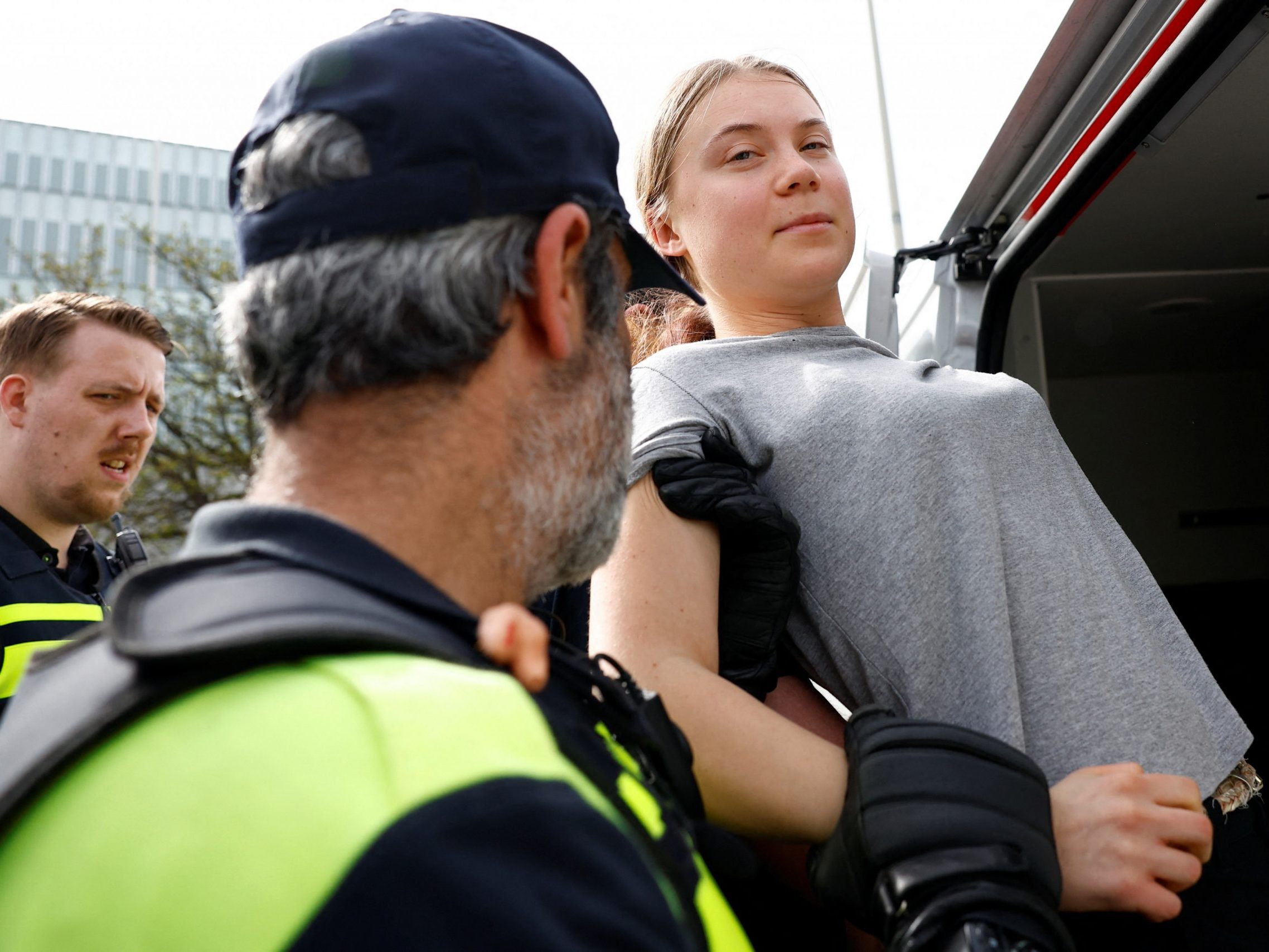 Greta Thunberg wurde bei einer Klima-Blockade festgenommen.