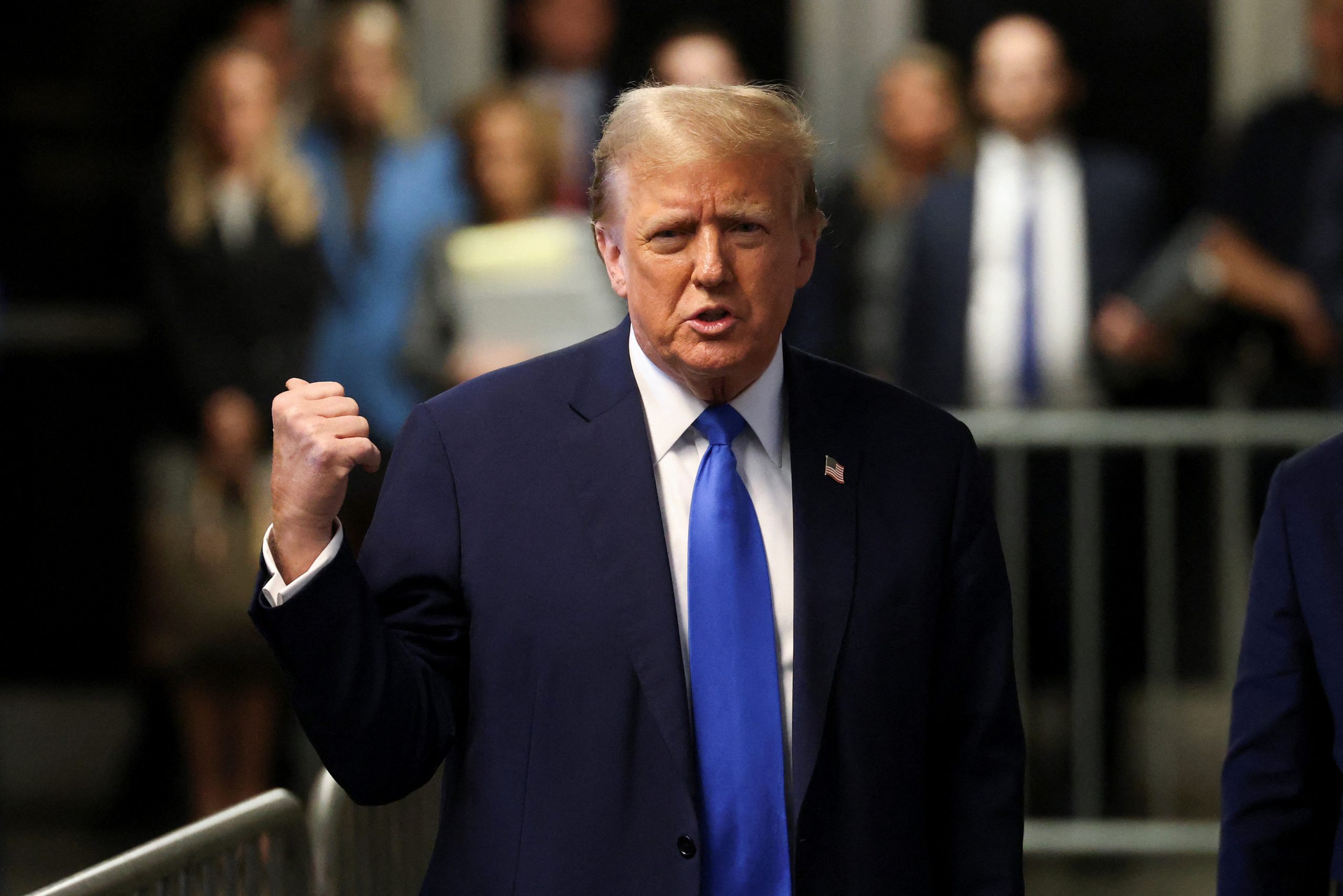Donald Trump bei einer öffentlichen Veranstaltung