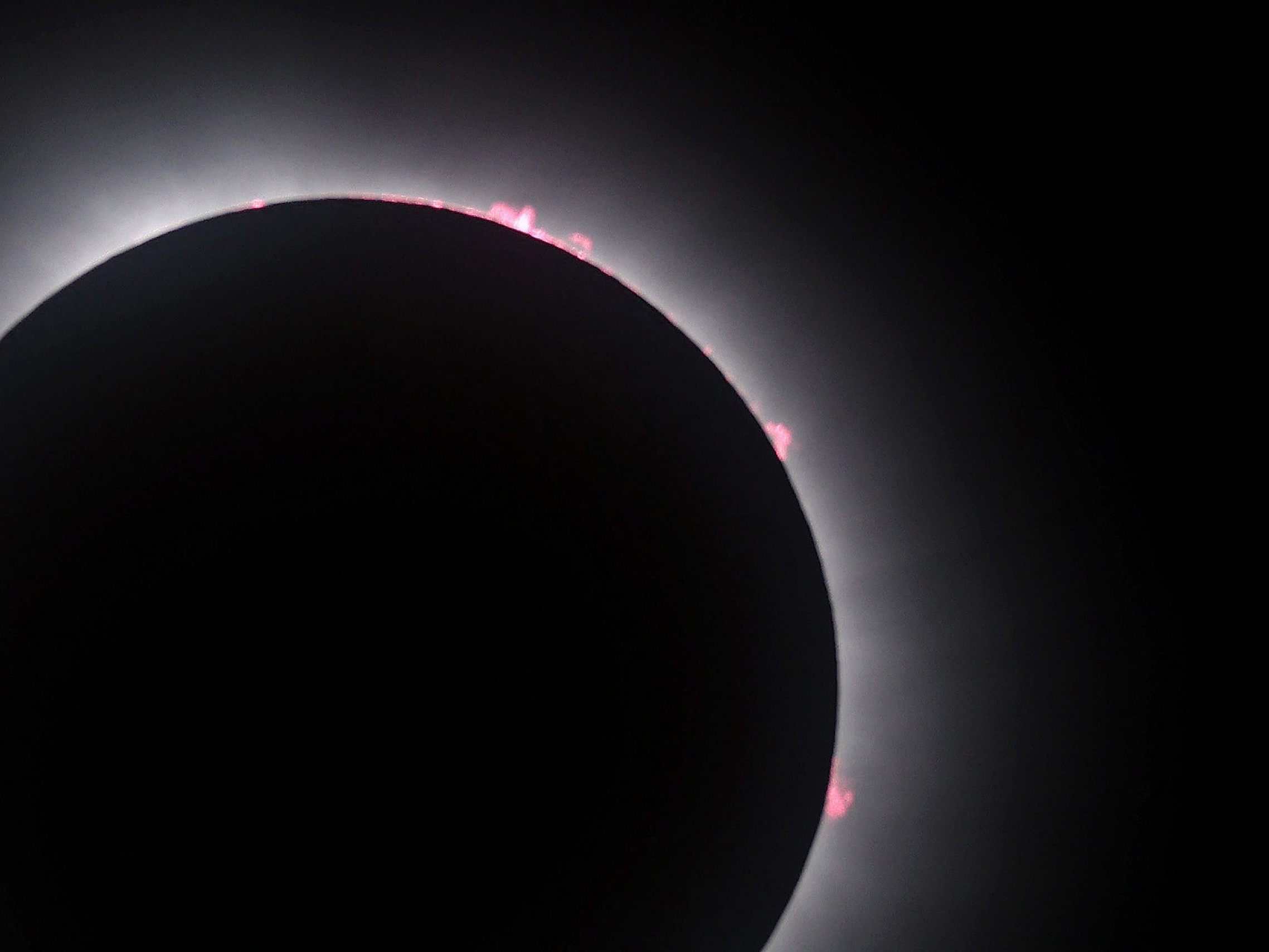 Millionen Menschen verfolgten am Montag die totale Sonnenfinsternis in Nordamerika. Millionen Menschen verfolgten am Montag die totale Sonnenfinsternis in Nordamerika.