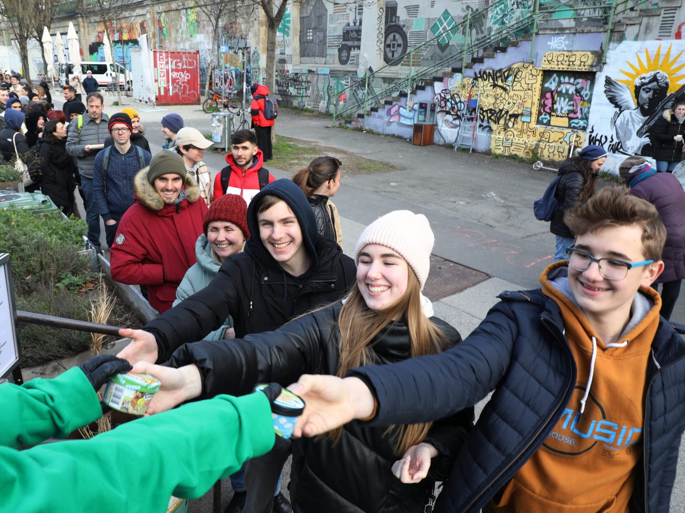 In Wien gibt es am Ben & Jerry’s Free Cone Day gratis Eis.