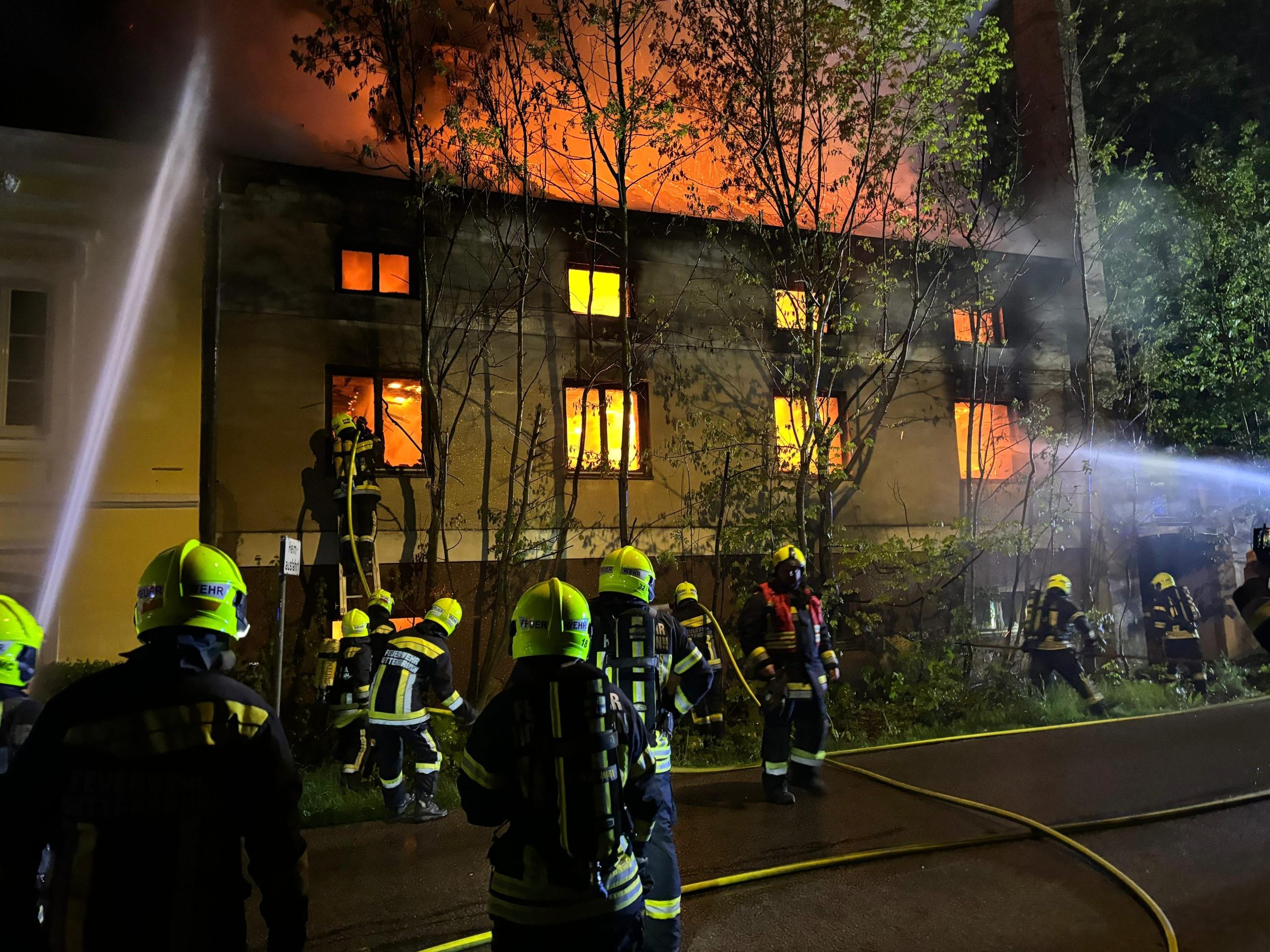 Betroffen war ein leer stehender Anbau der ehemaligen Aumühle.