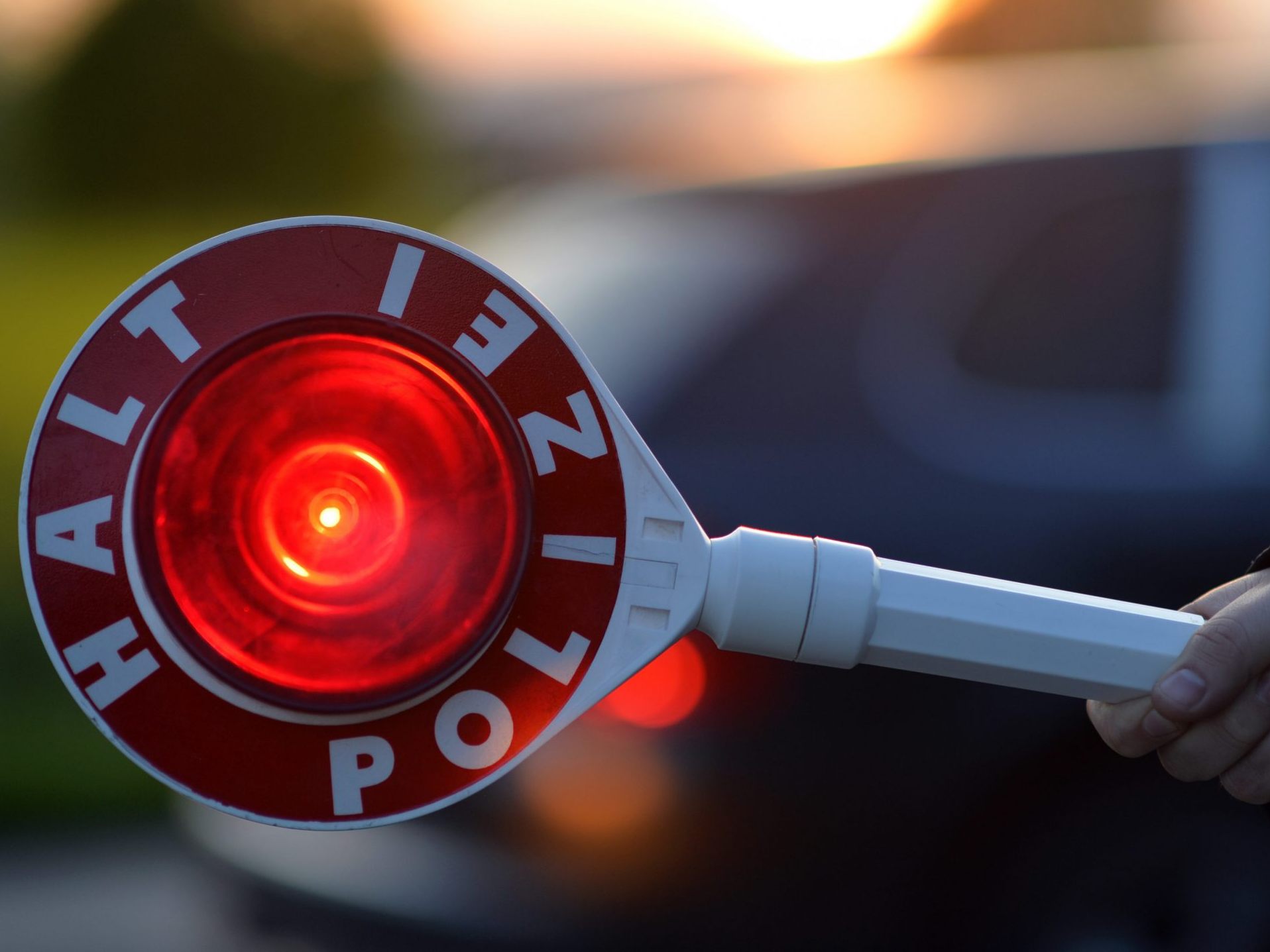 Ein Fahrzeuglenker wollte vor der Polizei flüchten.