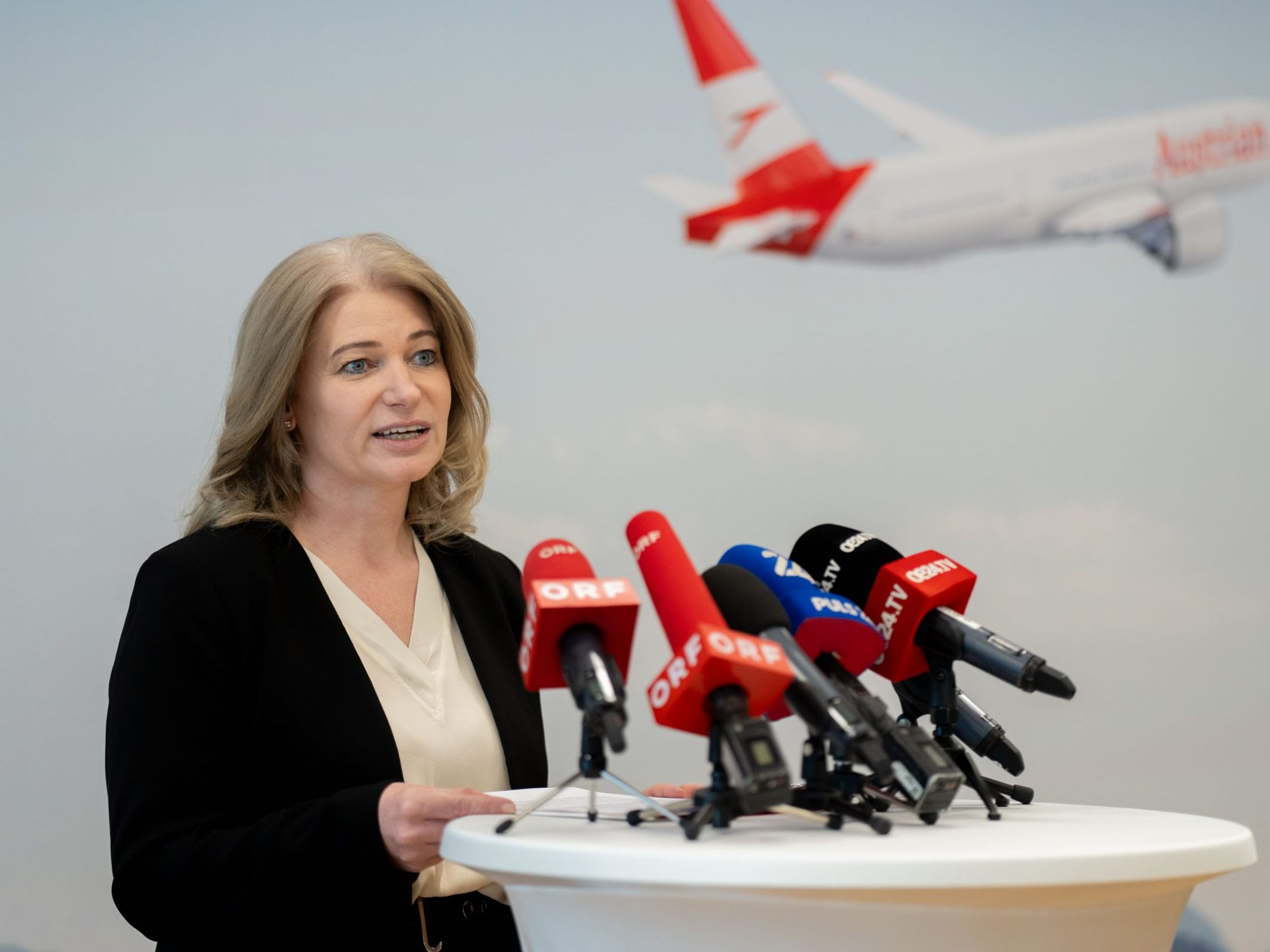 Das sagt die AUA-Chefin Annette Mann zum KV-Streit.