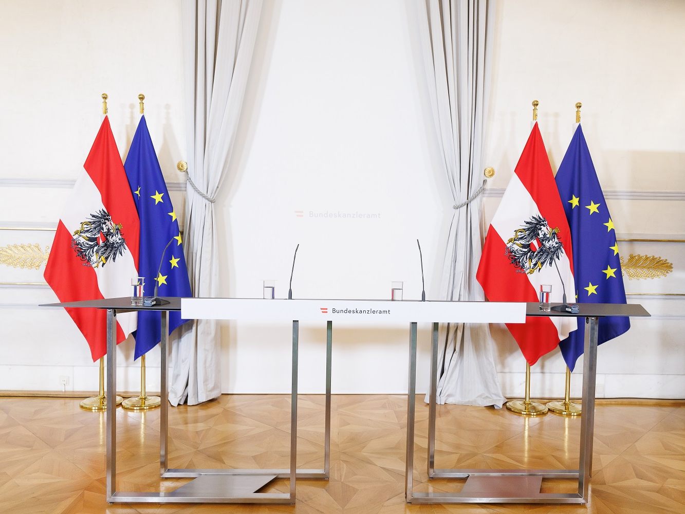 Pressefoyer nach Ministerrat kann am Mittwoch auf VIENNA.at im Live-Stream mitverfolgt werden.