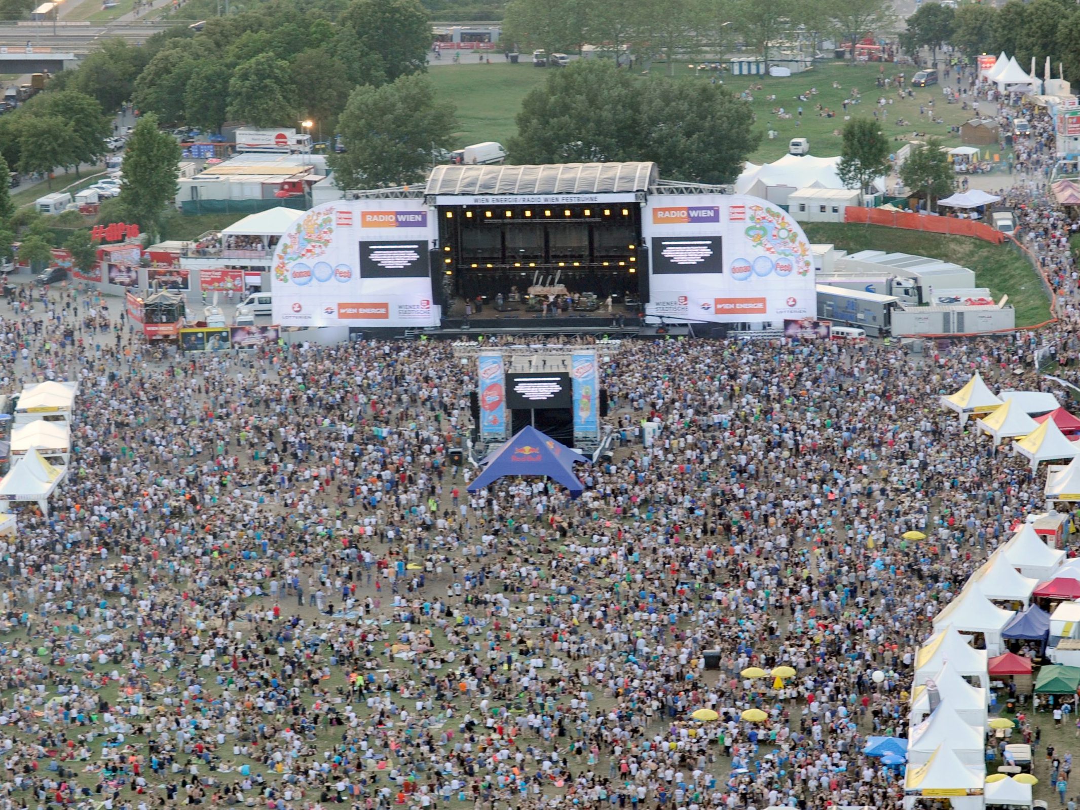Das Wiener Donauinselfest rückt näher. Das Wiener Donauinselfest rückt näher.