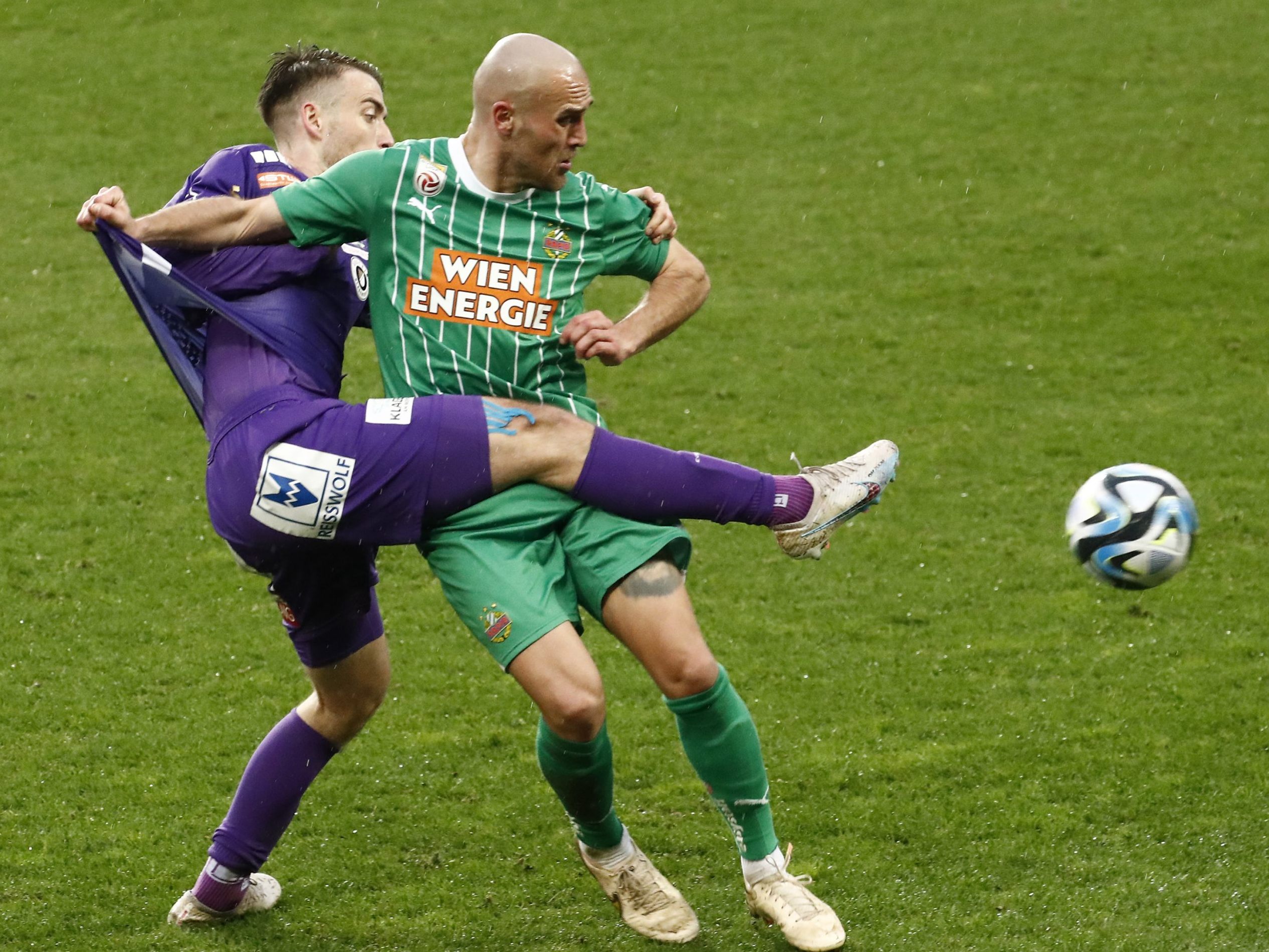 Rapid Wien und Austria Klagenfurt treffen in Hütteldorf aufeinander.