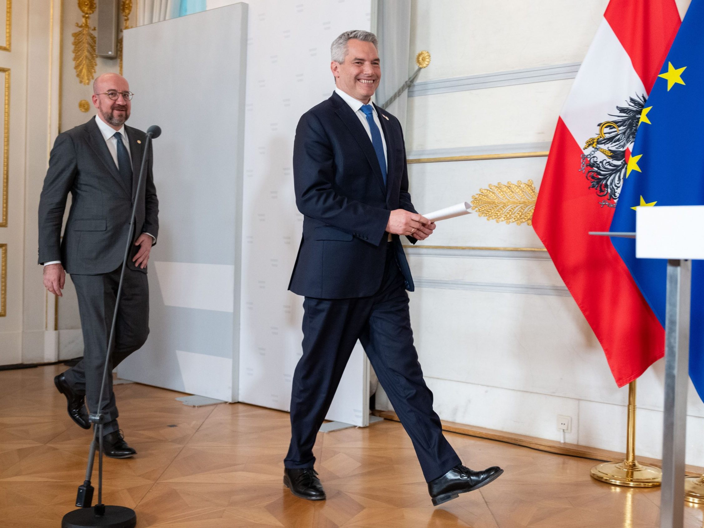 Bundeskanzler und Bundesparteiobmann der Volkspartei, Karl Nehammer Bundeskanzler und Bundesparteiobmann der Volkspartei, Karl Nehammer