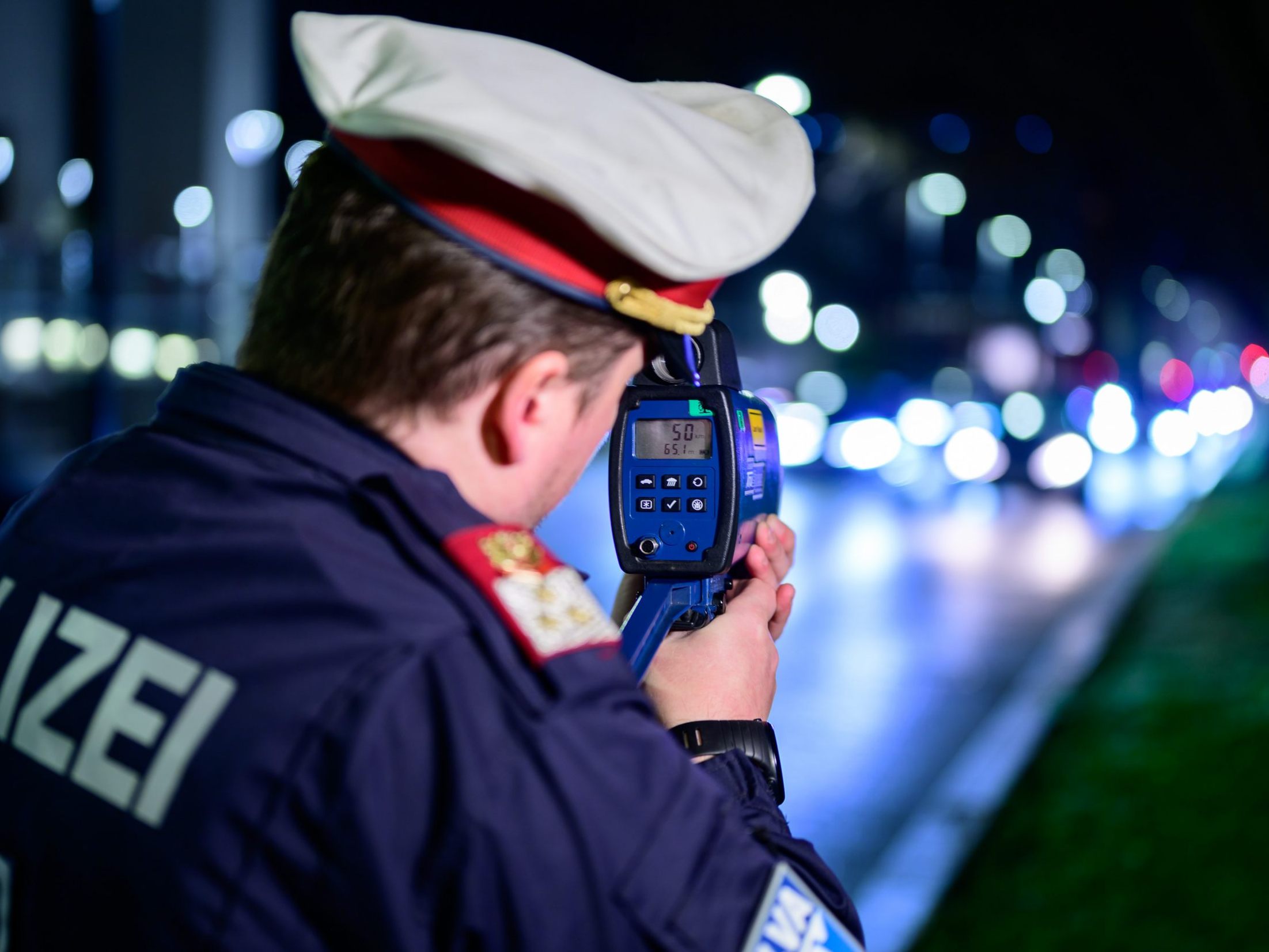 Zwei Raser wurden in Wien geblitzt.