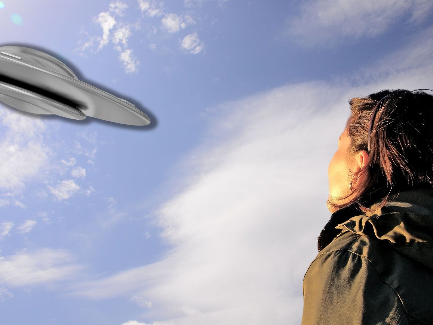 War es ein UFO oder doch nur ein Flugzeugschatten?