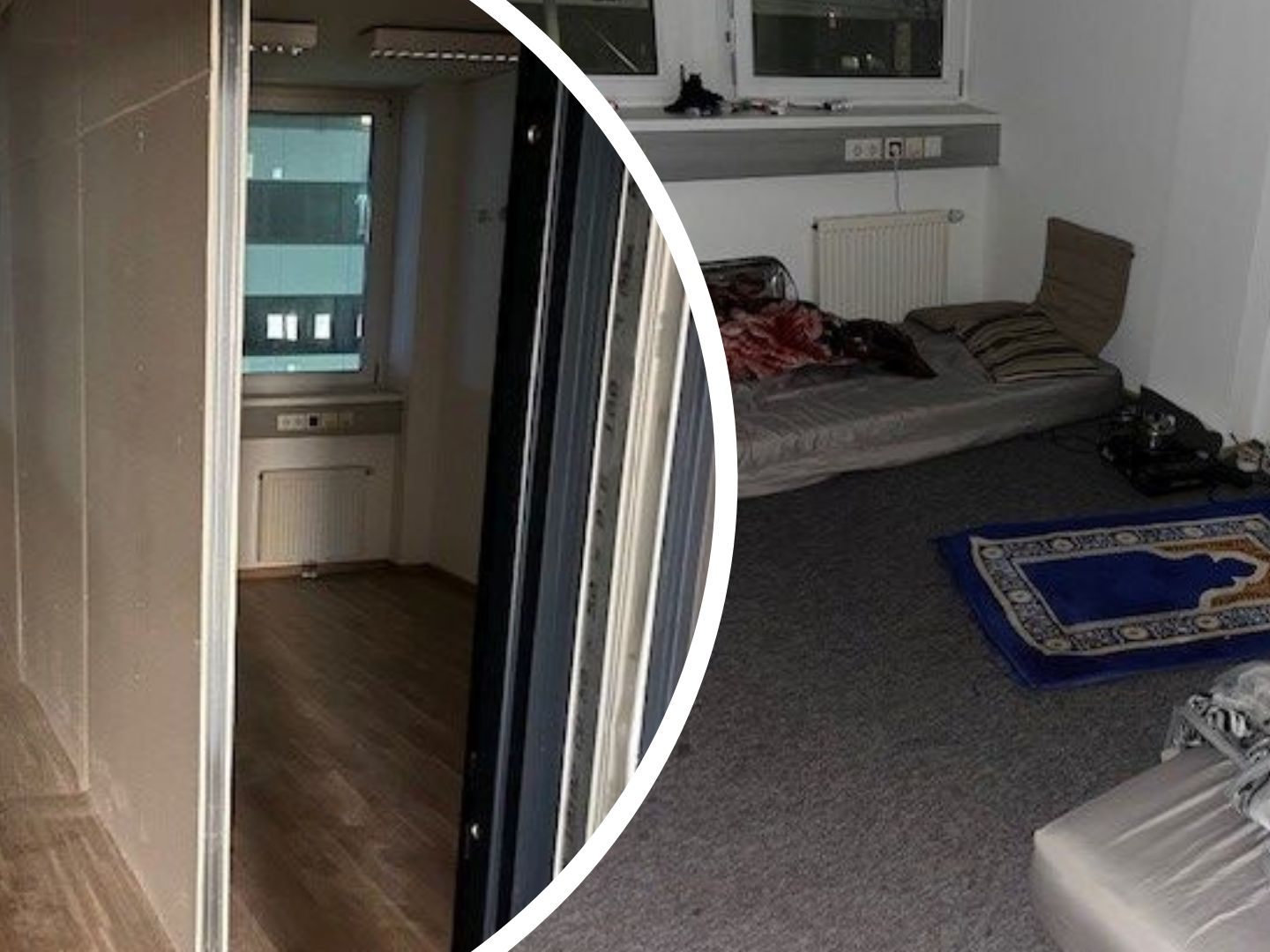 Die Gruppe Sofortmaßnahmen deckte eine illegale Wohnnutzung in einem Wiener Bürogebäude auf.