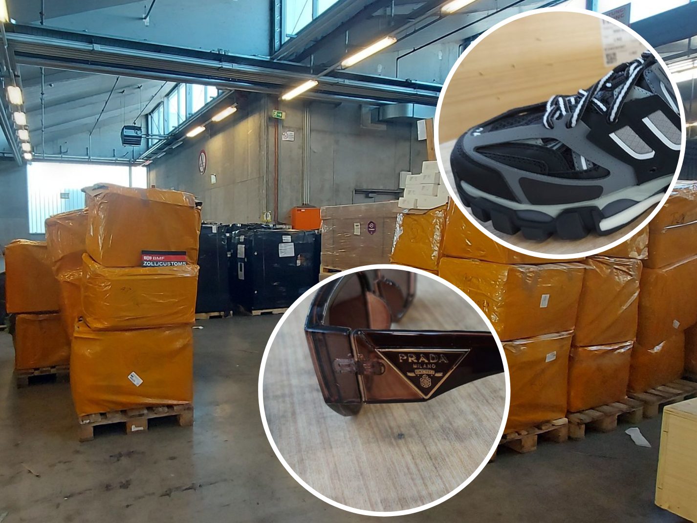 7.000 Produktfälschungen wurden auf dem Flughafen Wien sichergestellt. 7.000 Produktfälschungen wurden auf dem Flughafen Wien sichergestellt.