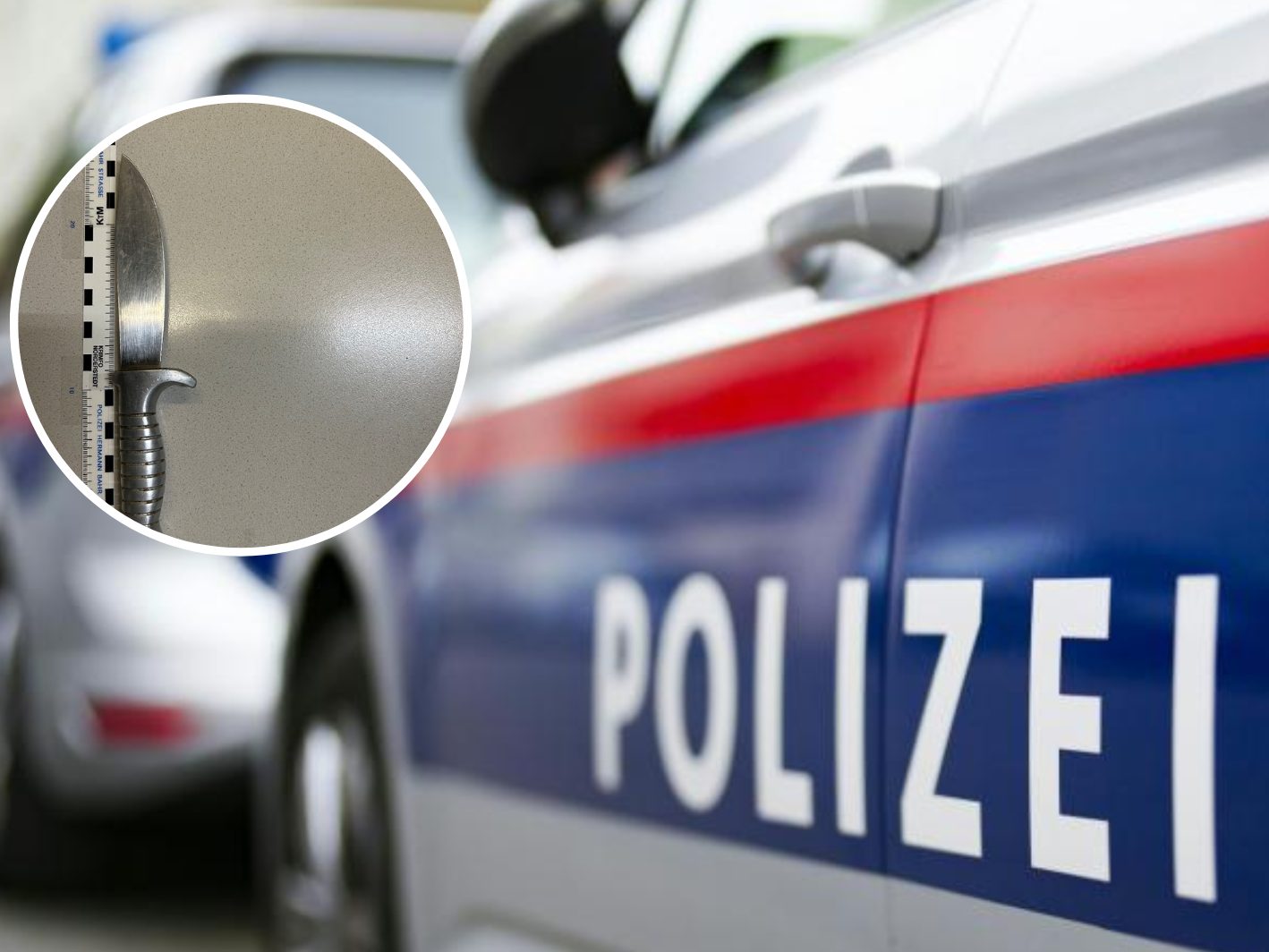 Ein 19-Jähriger soll drei Minderjährige mit einem Messer bedroht haben.