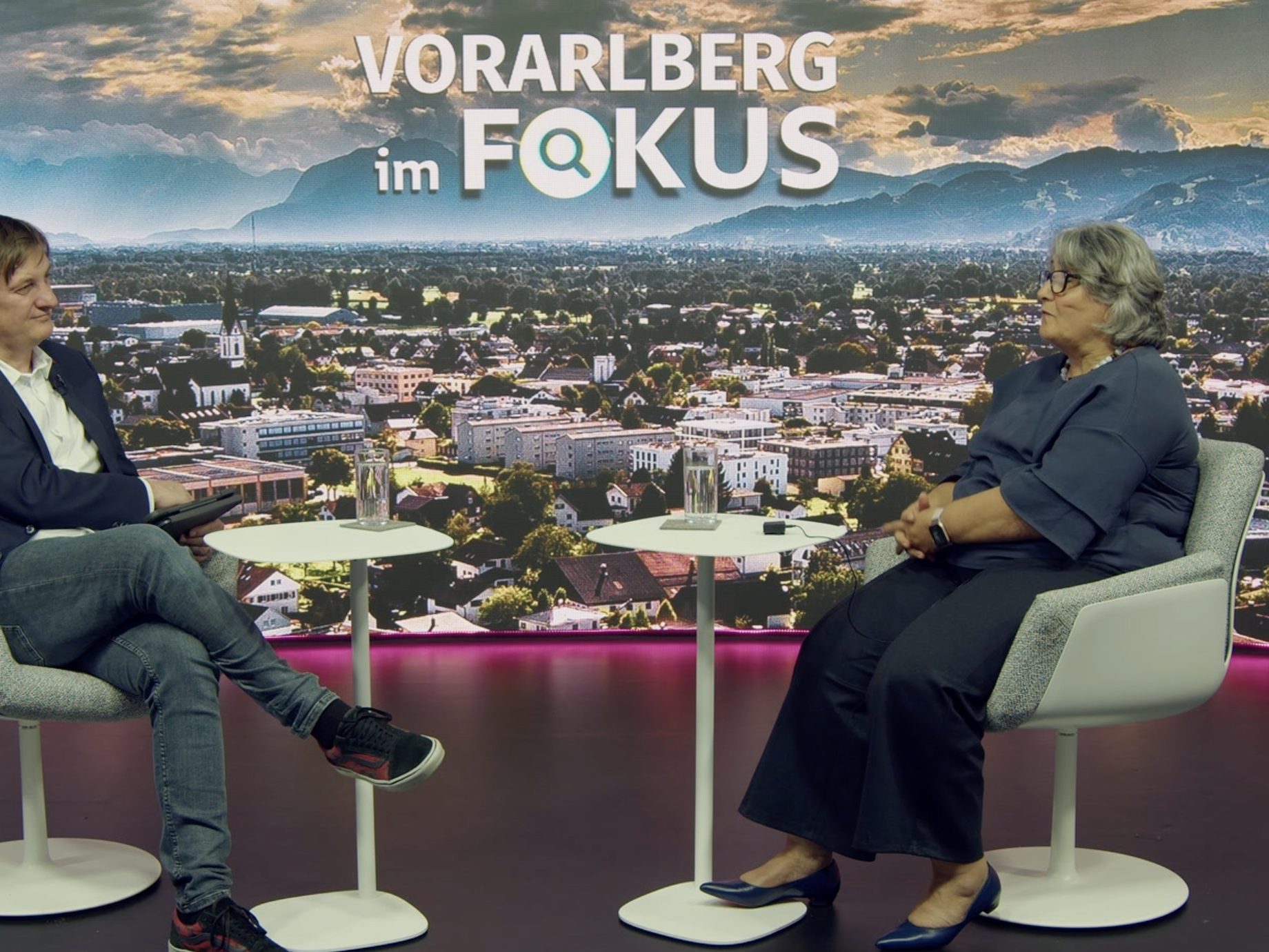 Bei Vorarlberg im Fokus zu Gast: Vahide Aydin. Bei Vorarlberg im Fokus zu Gast: Vahide Aydin.