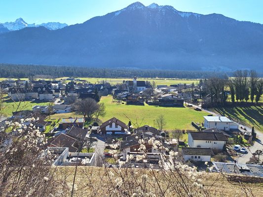 Blick vom Literaturweg auf den Walgau