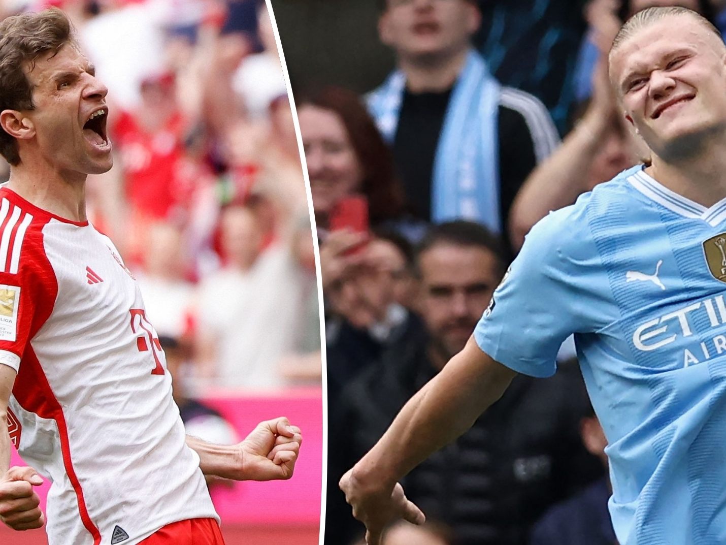 Sowohl der FC Bayern gegen Arsenal, als auch Manchester City gegen Real Madrid peilen das CL-Halbfinale an. Sowohl der FC Bayern gegen Arsenal, als auch Manchester City gegen Real Madrid peilen das CL-Halbfinale an.