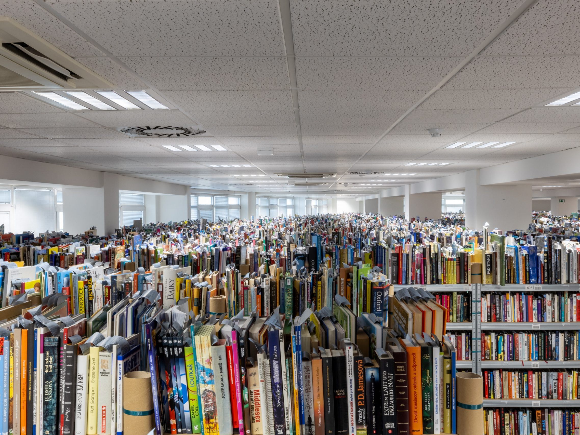 Gebrauchte Bücherschätze boomen.